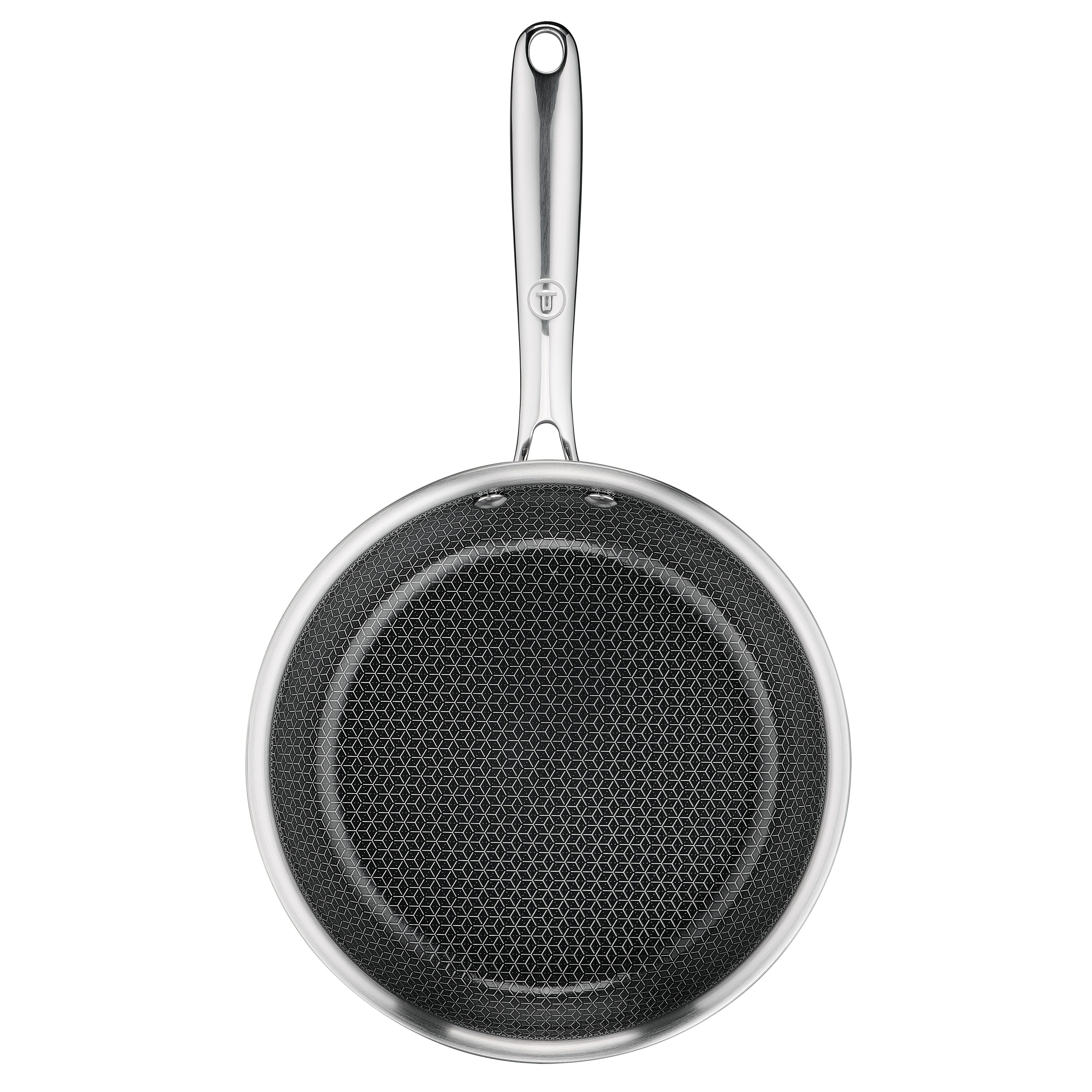 Tefal Bratpfanne Master Mesh, Edelstahl (1-tlg), HybridMesh-Technologie, mineralische Oberfläche, induktionsgeeignet
