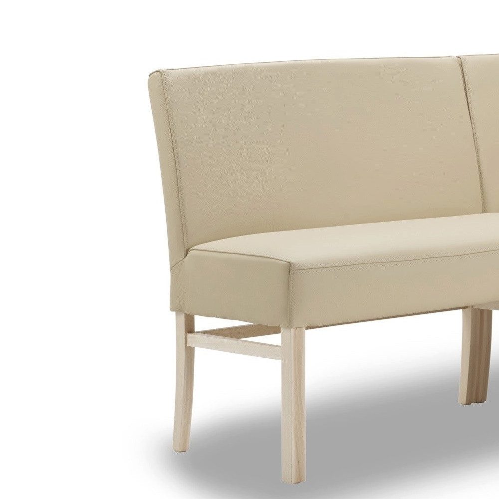 Empinio24 Eckbank Sophie, Größe 150 bis 240 cm, Leder-Bezug, viele Farben wählbar