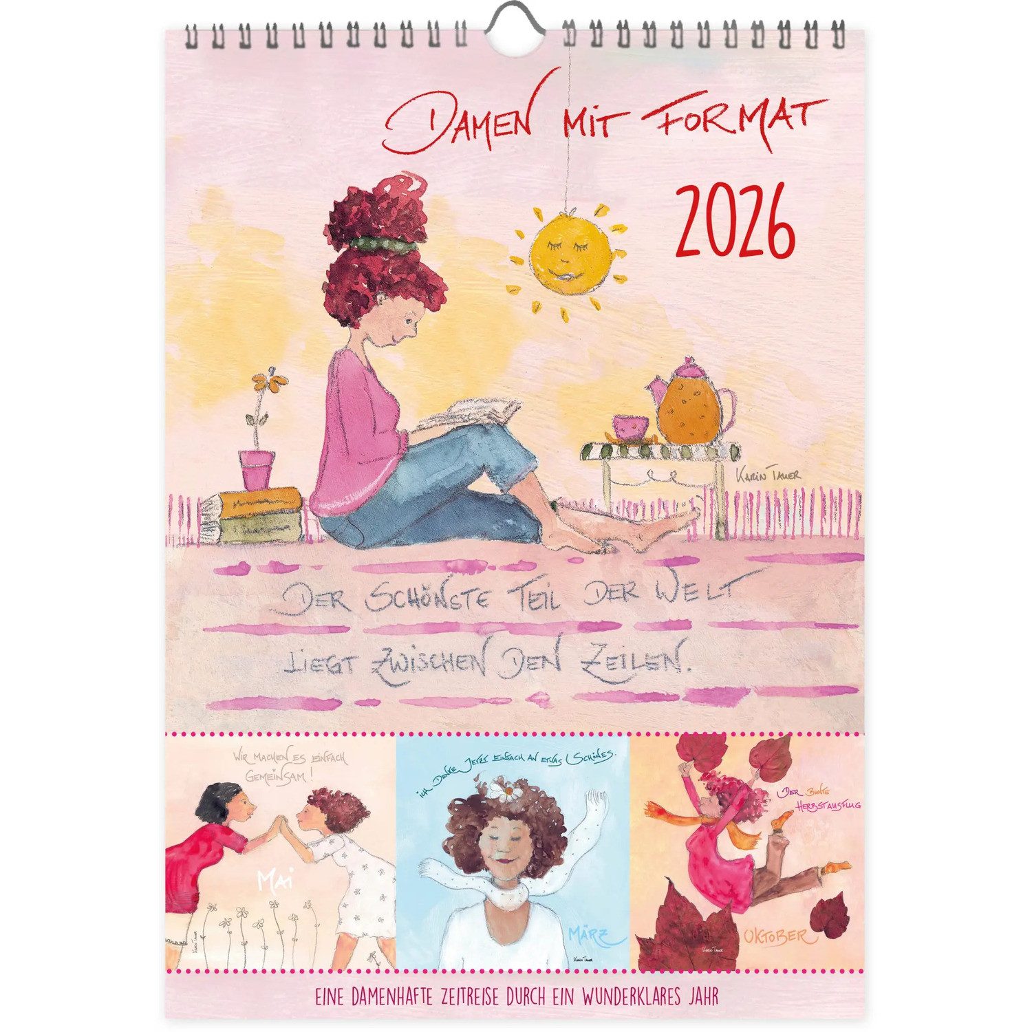 Grätz Verlag Wandkalender Monatsplaner Damen mit Format 2026