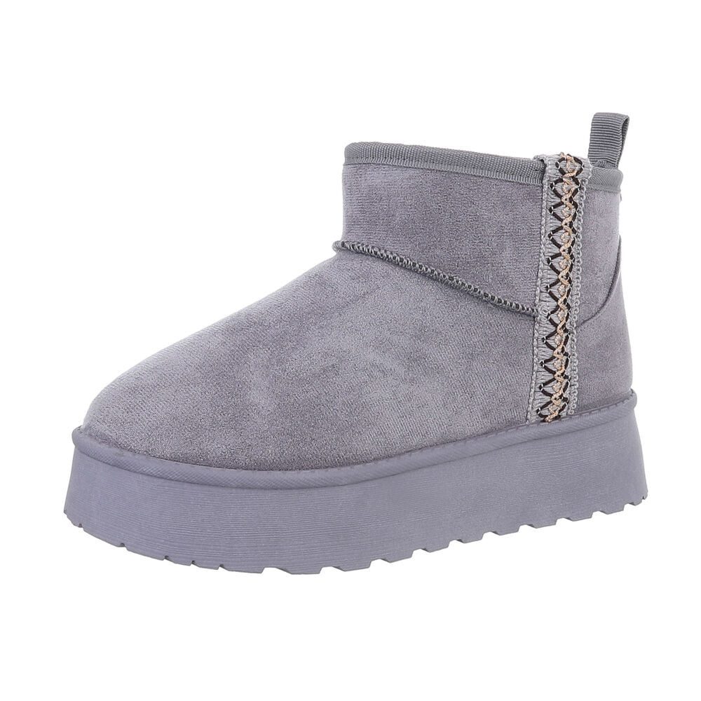 Ital-Design Damen Snowboots Freizeit Snowboots (87417866) Flach Stiefelette günstig online kaufen