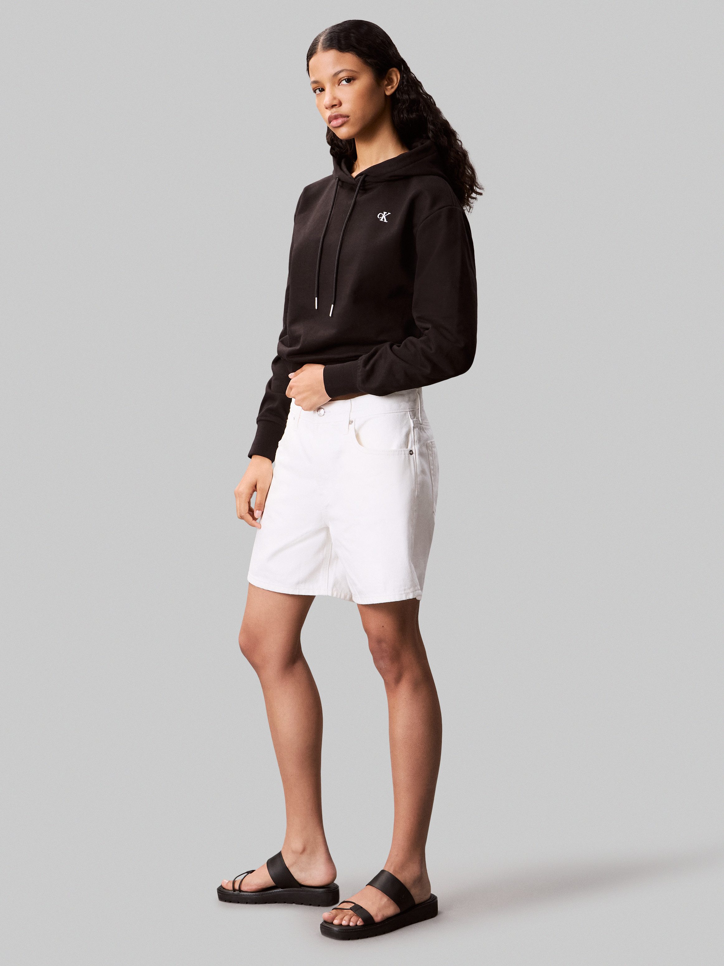 Calvin Klein Jeans Kapuzensweatshirt LS ARCHIVE TERRY PO HOOD Mit Rundhalsausschnitt