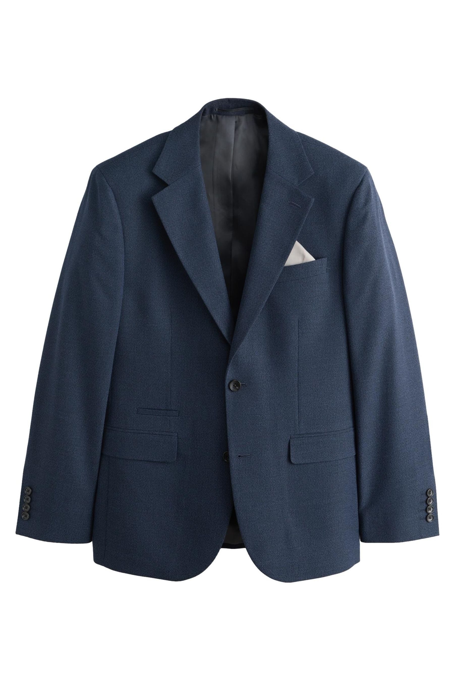 Next Jackenblazer Edles, strukturiertes Slim Fit Sakko (1-tlg)