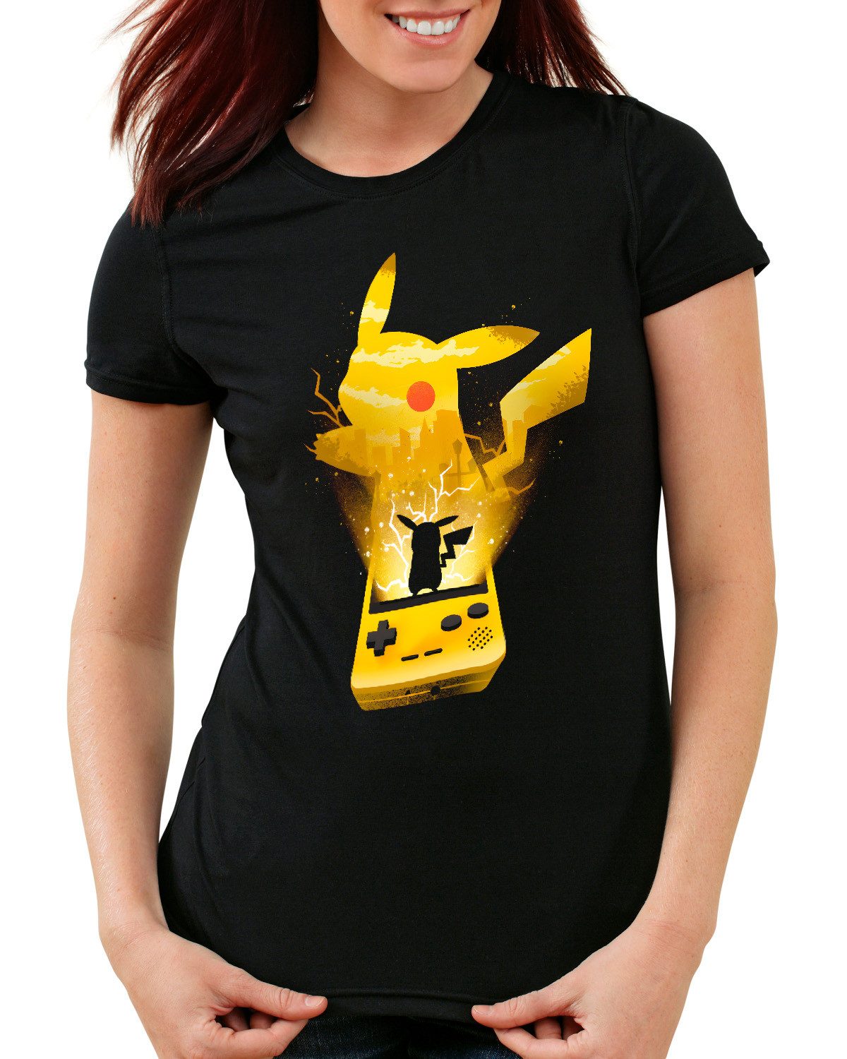 style3 T-Shirt Yellow Edition amiibo planet go pokemon ball pikachu