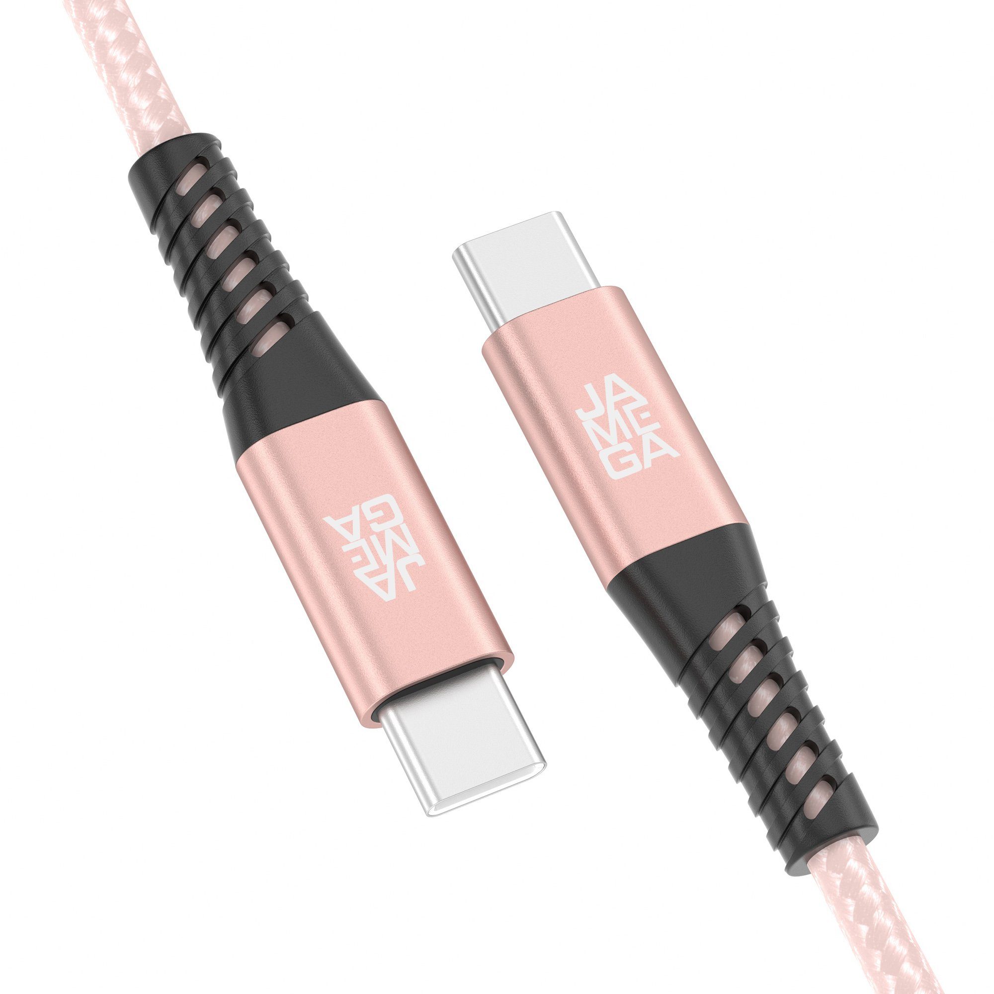 JAMEGA USB-C Kabel 480Mbps 60W Ladekabel Datenkabel für Apple, Samsung, uvm. USB-Kabel, USB Typ C, (50 cm)