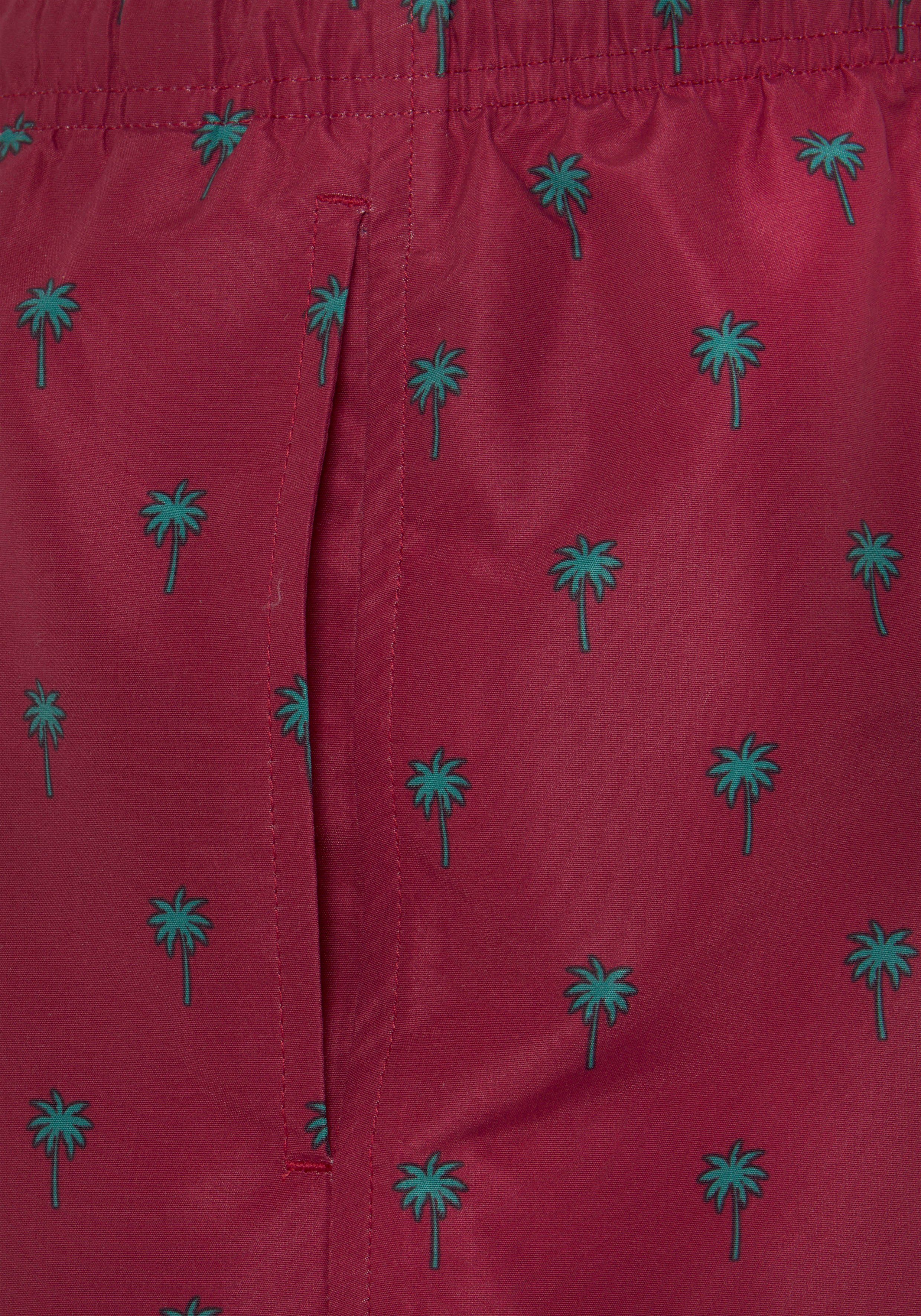 s.Oliver Badeshorts, mit Palmen-Design günstig online kaufen