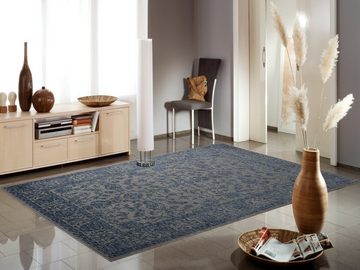 Teppich DENVER, Musterring, rechteckig, Höhe: 5 mm, ideal für Wohnzimmer, Wintergarten oder Küche