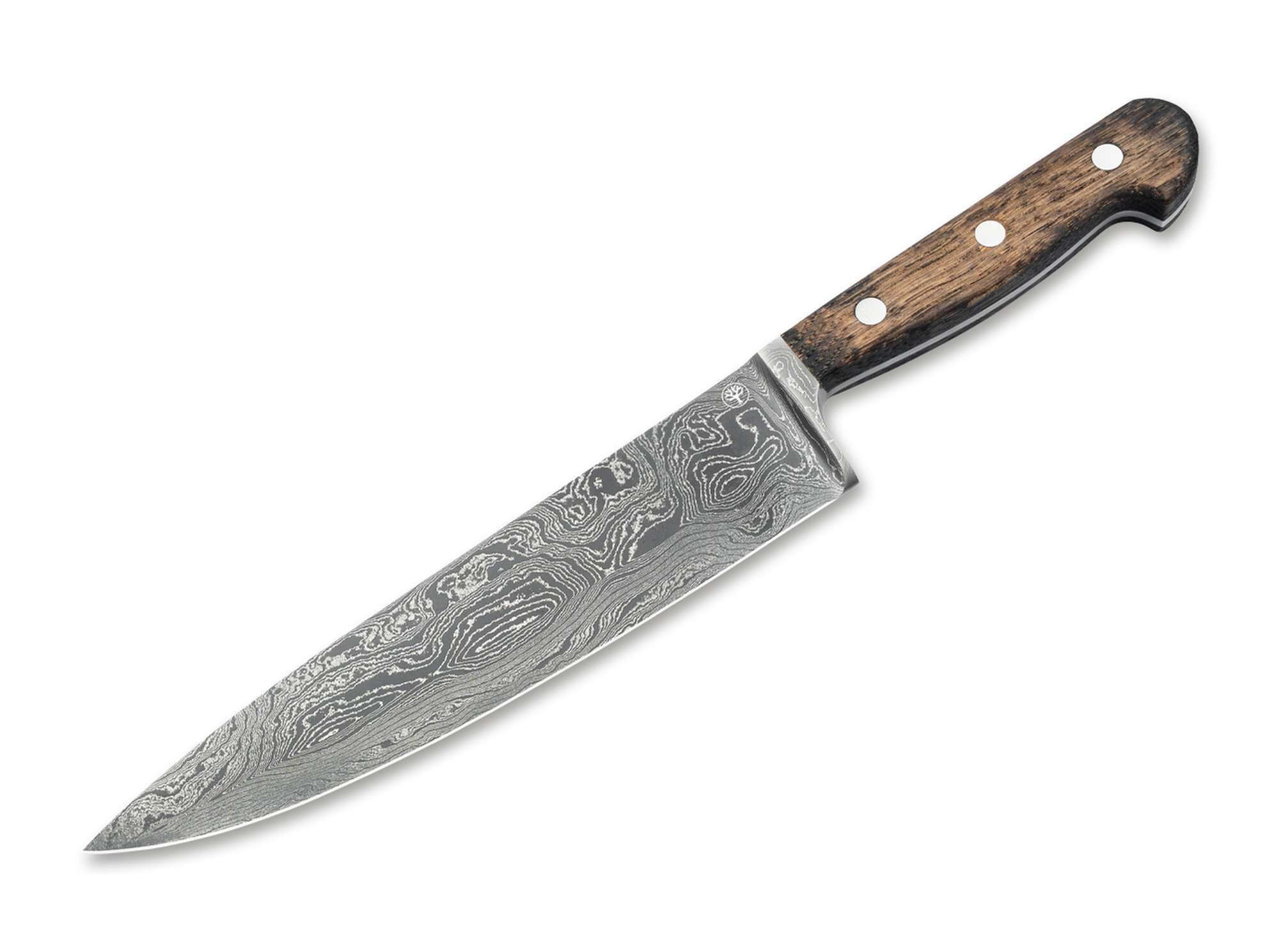 Böker Universalmesser Böker Chefmesser Damast Schloss Burg Edition 14/30