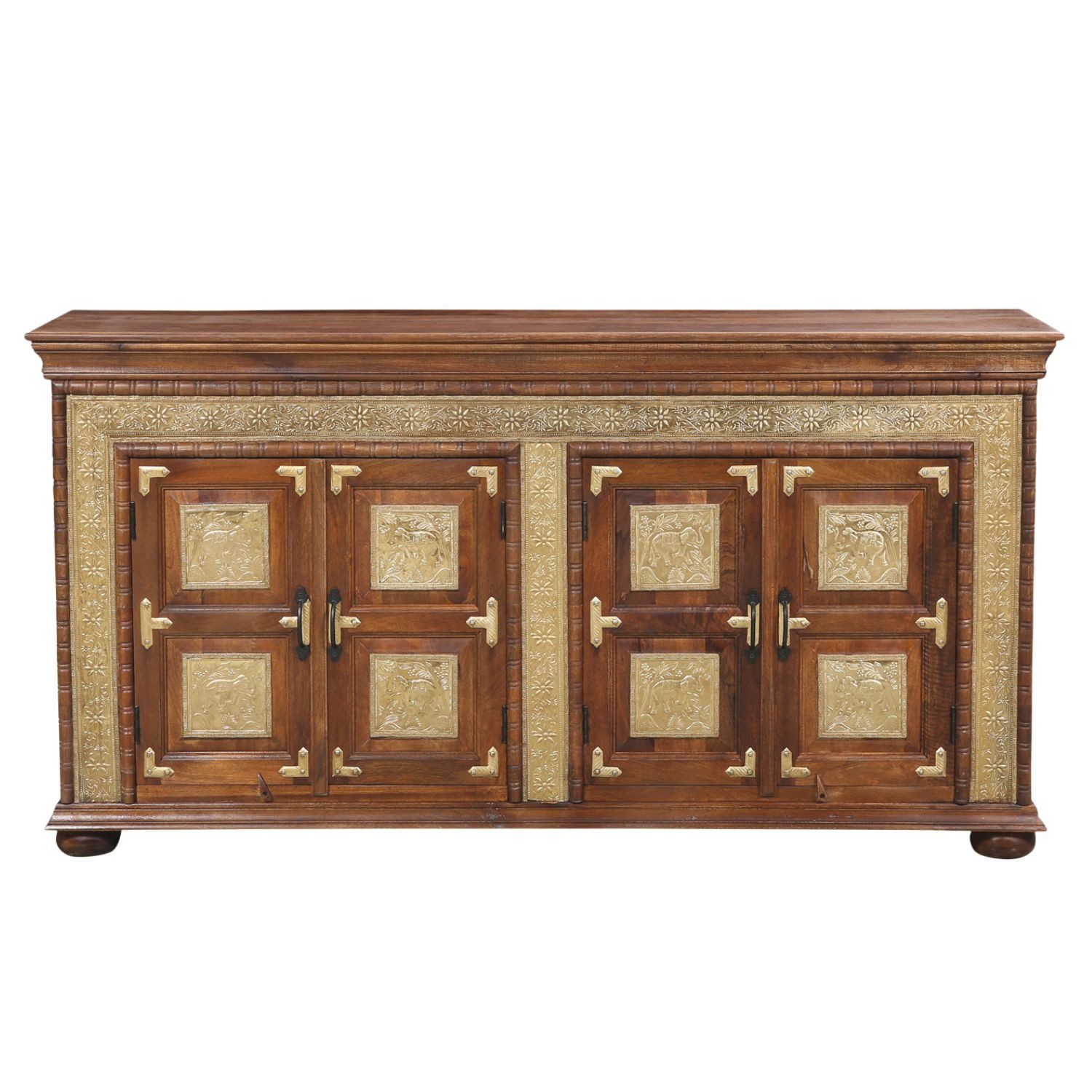 Sideboard Orientalische Kommode Abiram modern aus Massivholz Möbel massiv 94 cm