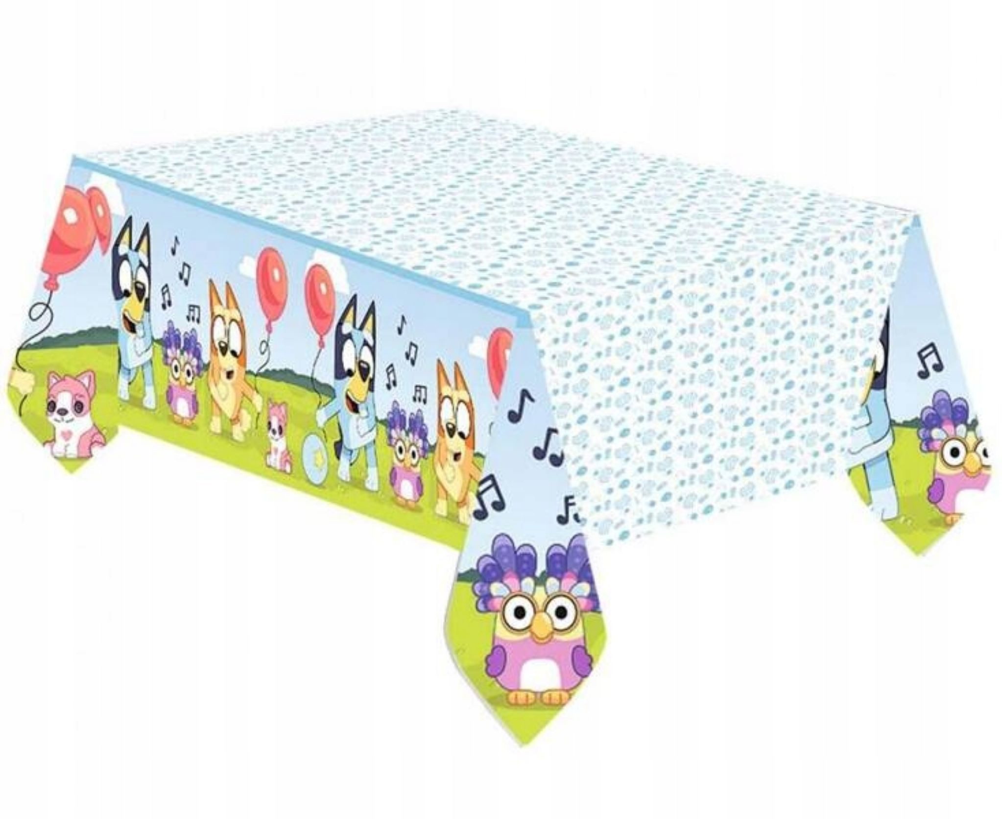 Amscan Tischdecke Einweg-Papiertischdecke Bluey 120x180 cm, ideal für Kinde günstig online kaufen