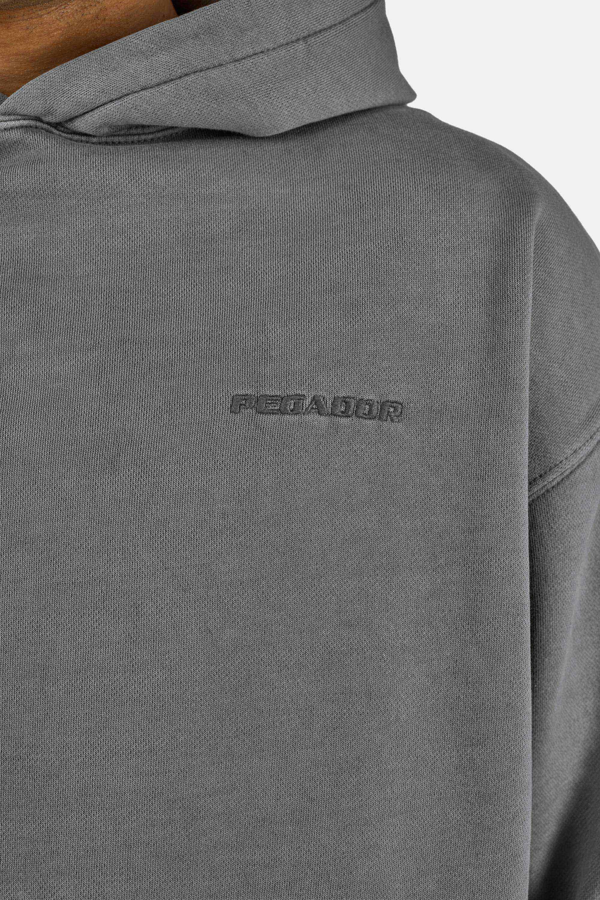 PEGADOR Kapuzensweatshirt Logo Oversized Hoodie Baumwollmischung, oversize