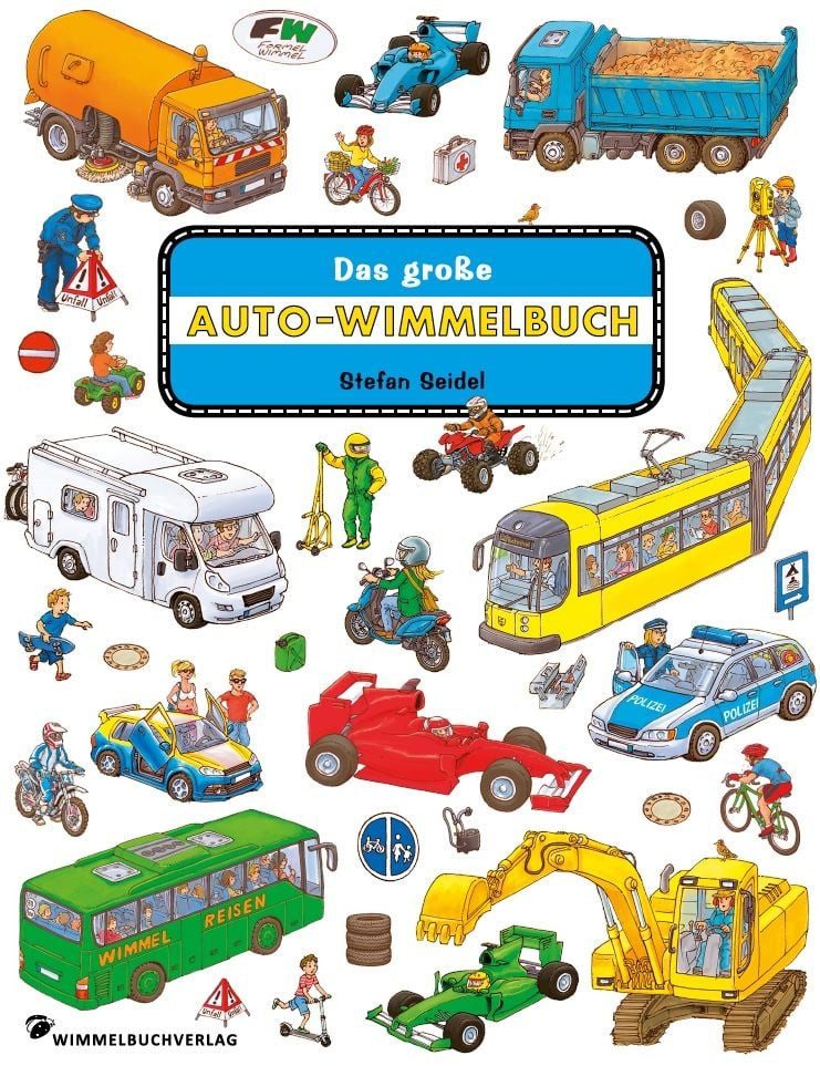 Kinderbuch Das große Auto Wimmelbuch Classic Edition Stefan Seidel
