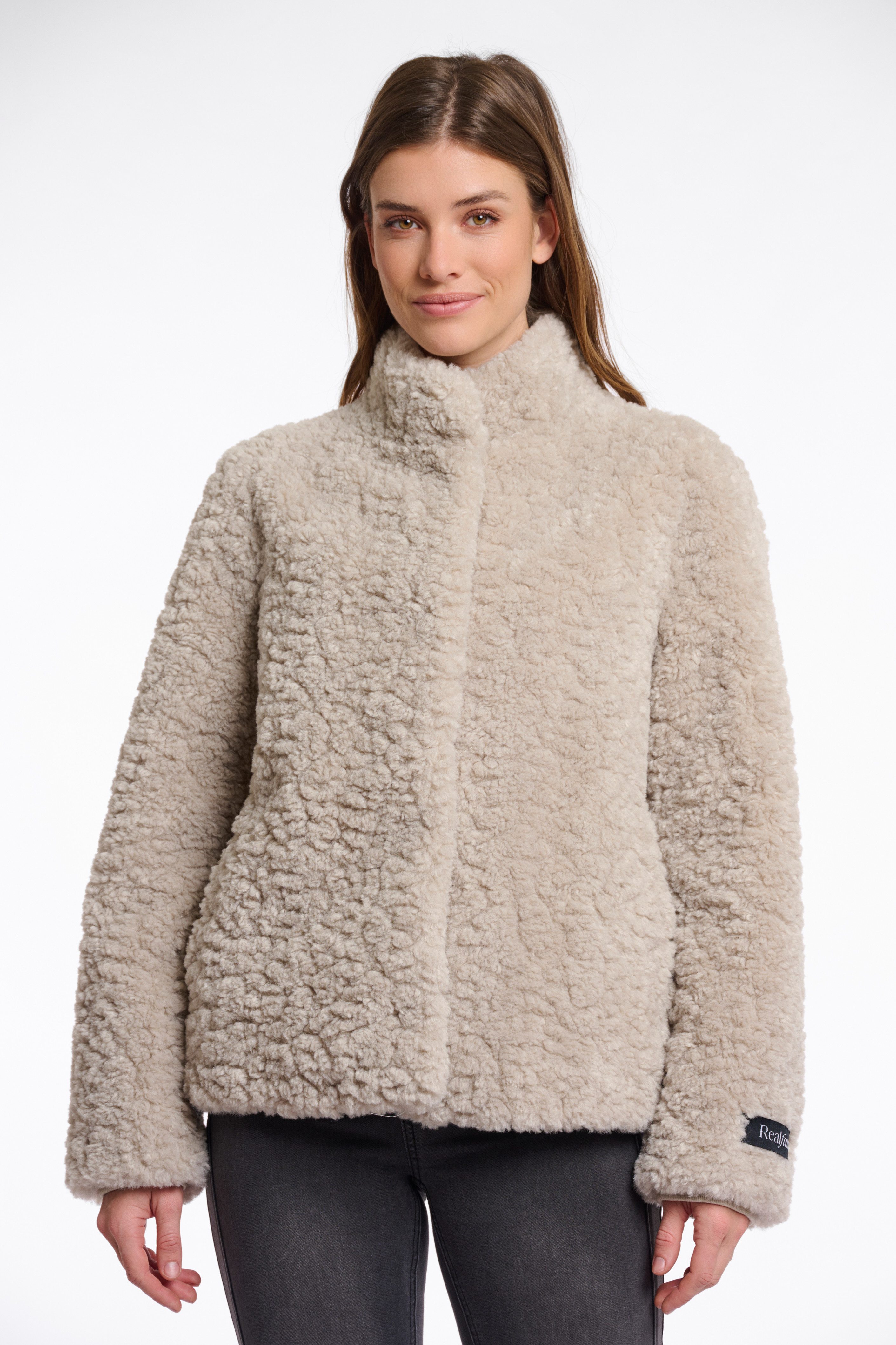 Rino & Pelle Kurzjacke KION in Fell-Optik