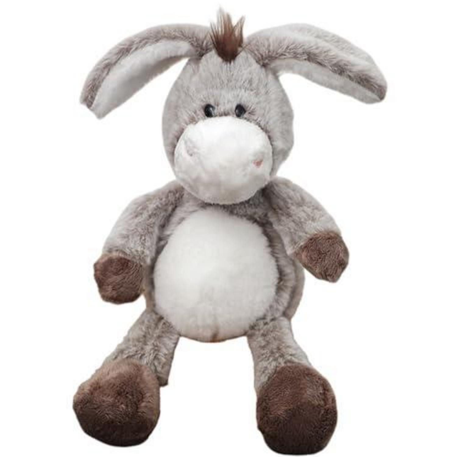LuxusKollektion Kuscheltier Stofftier Kuscheltier Plüsch Kinder Jungen Mädchen Grauer Esel