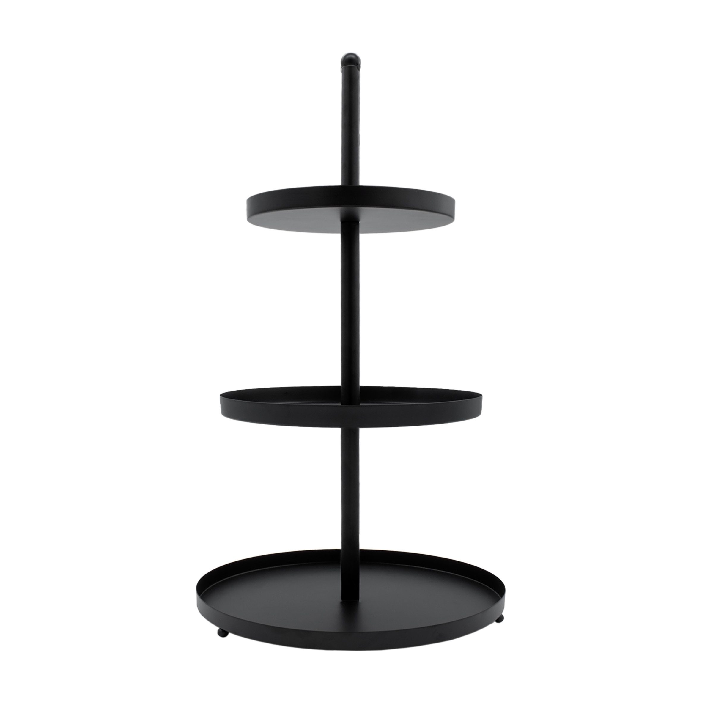 Spetebo Etagere aus Metall in schwarz mit 3 Ablagen, Metall, (Etagere, 1-tlg., mit 3 Ablagen), pflegeleicht – Bild 3 von 5
