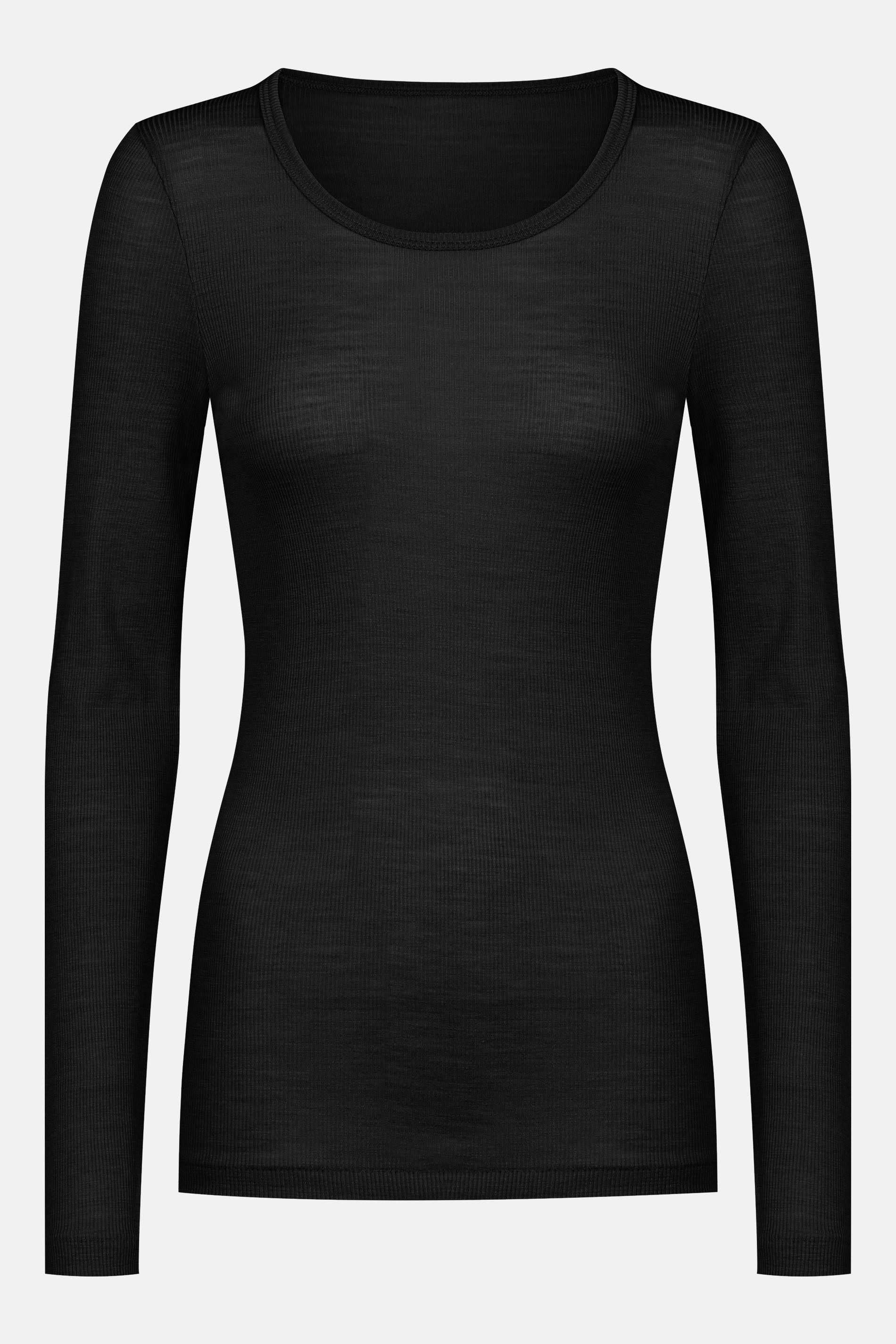 Mey Langarmshirt Damen Serie Wool Love Uni (1-tlg) günstig online kaufen