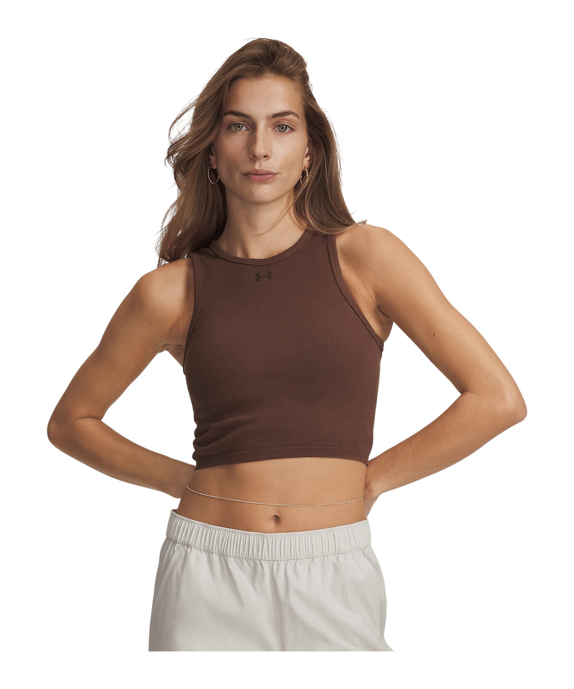 Under Armour® Laufshirt Under Armour Seamless Cotton Hand Tanktop Damen default