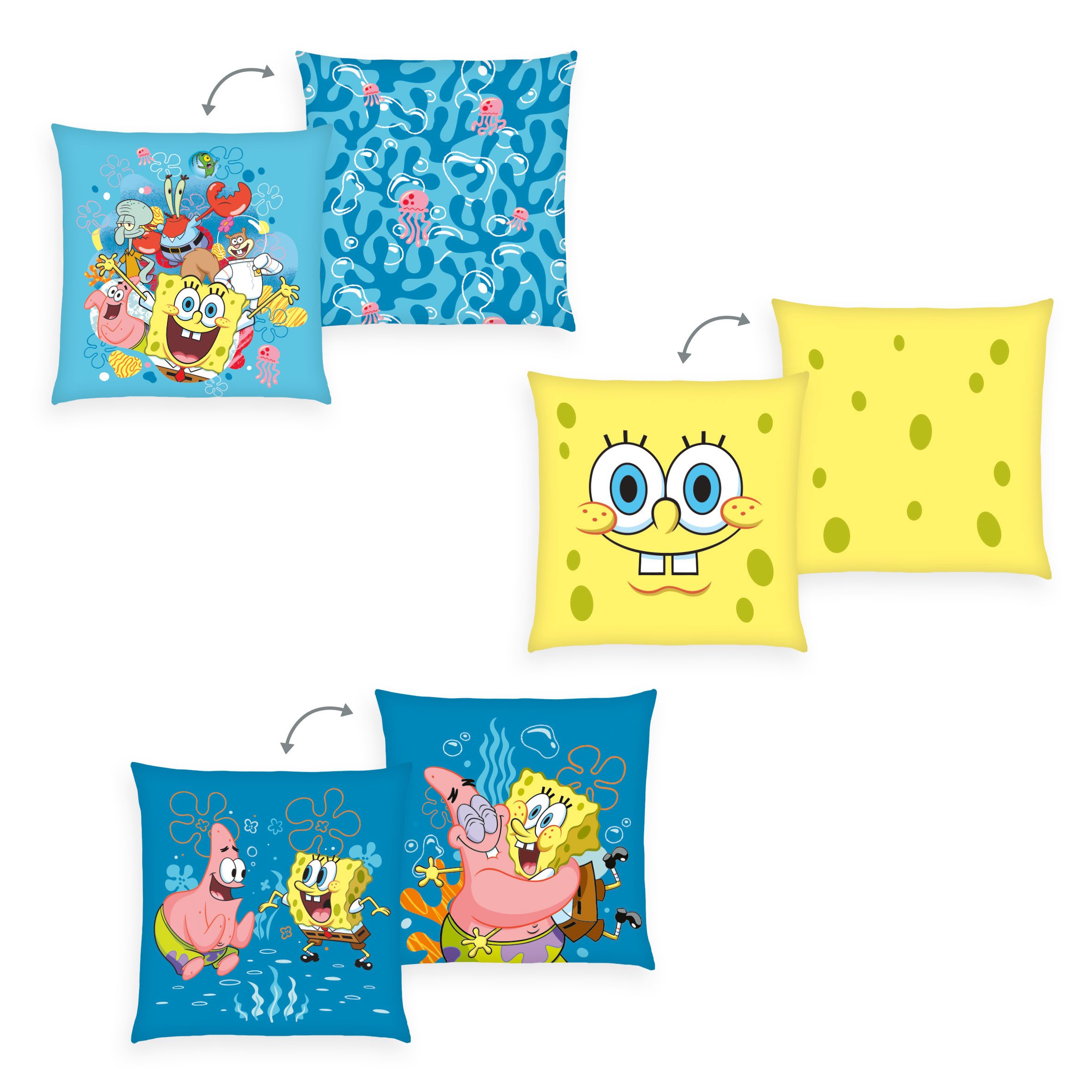 Sponge Bob Dekokissen Sponge Bob, hochfarbig bedruckt