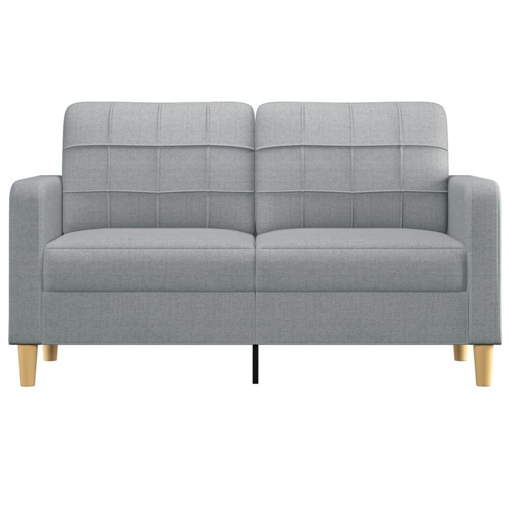 Möbel cm Couch Hellgrau vidaXL Sofa Sofa Stoff 140 2-Sitzer