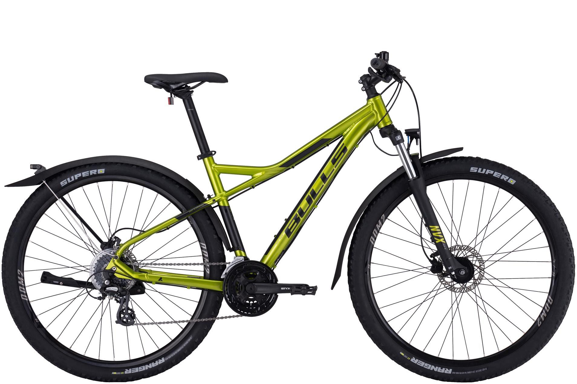 Bulls Mountainbike Bulls Sharptail Street 3 27,5'' grün 2024, 24 Gang Shimano Altus RD-M310, Kettenschaltung