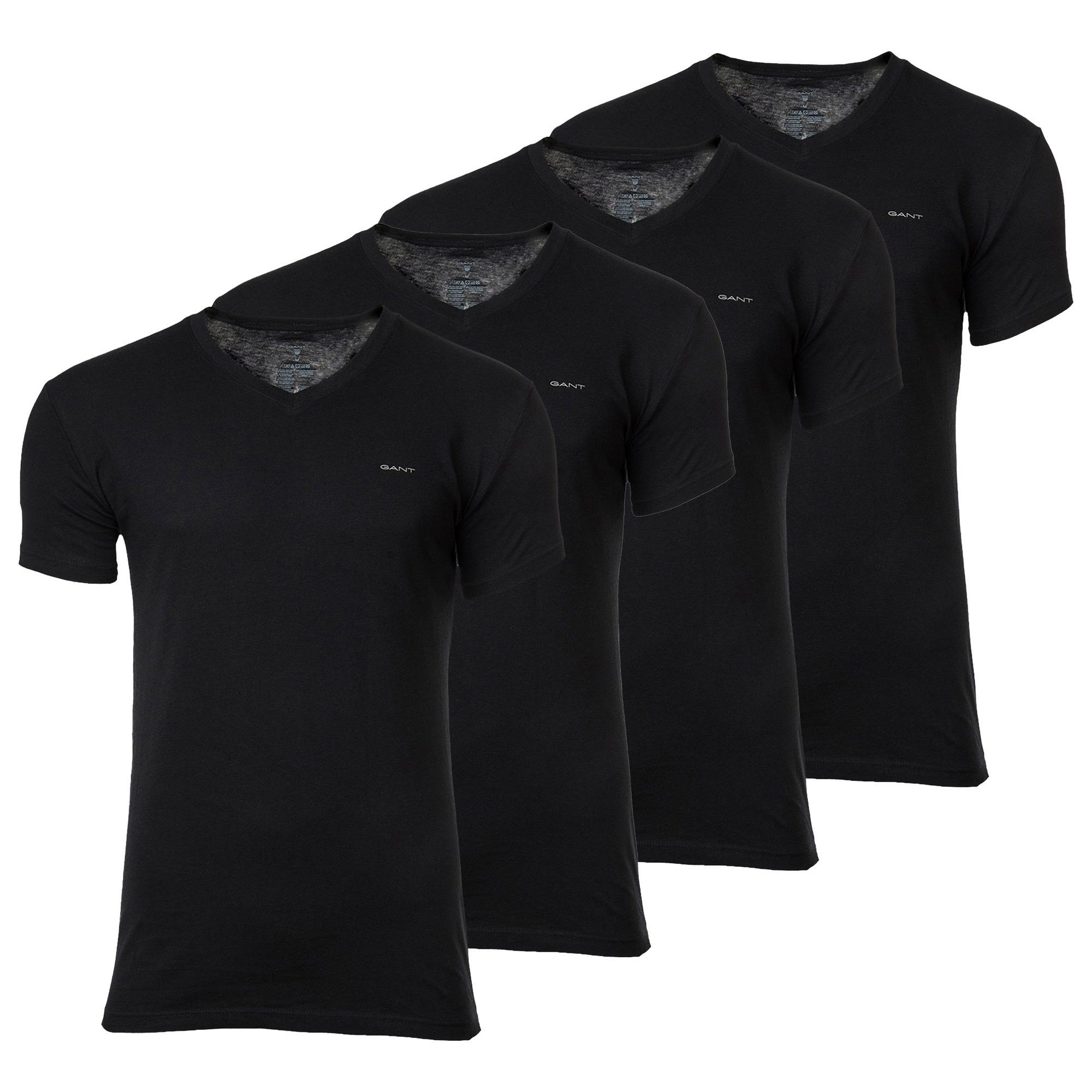 T-Shirt Herren T-Shirt 4er Pack Baumwolle