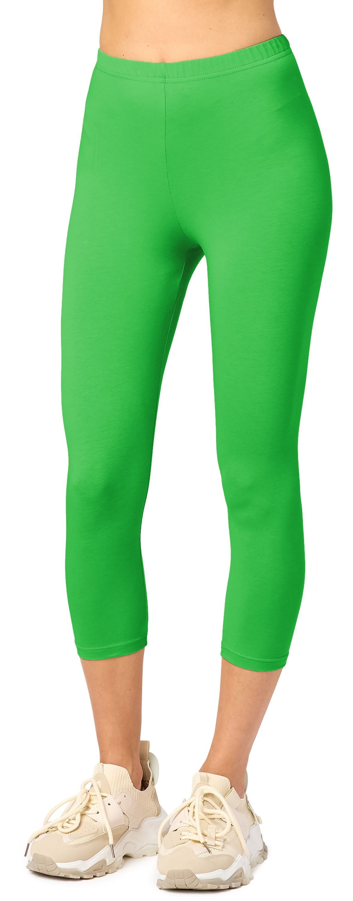 Merry Style Leggings Caprihose Damen 3/4 Hose MS10-199 (1-tlg) aus Baumwolle