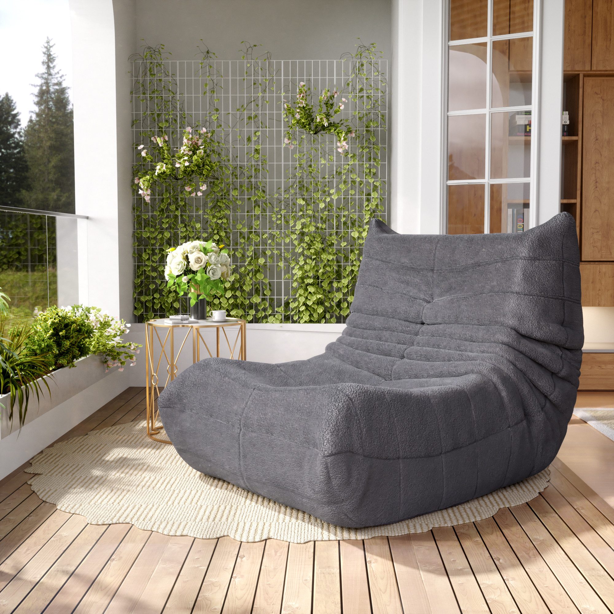 STILVORA Sitzsack Relaxsessel Indoor-Lazy Sofa Einzelsofa,Hochelastischer S günstig online kaufen
