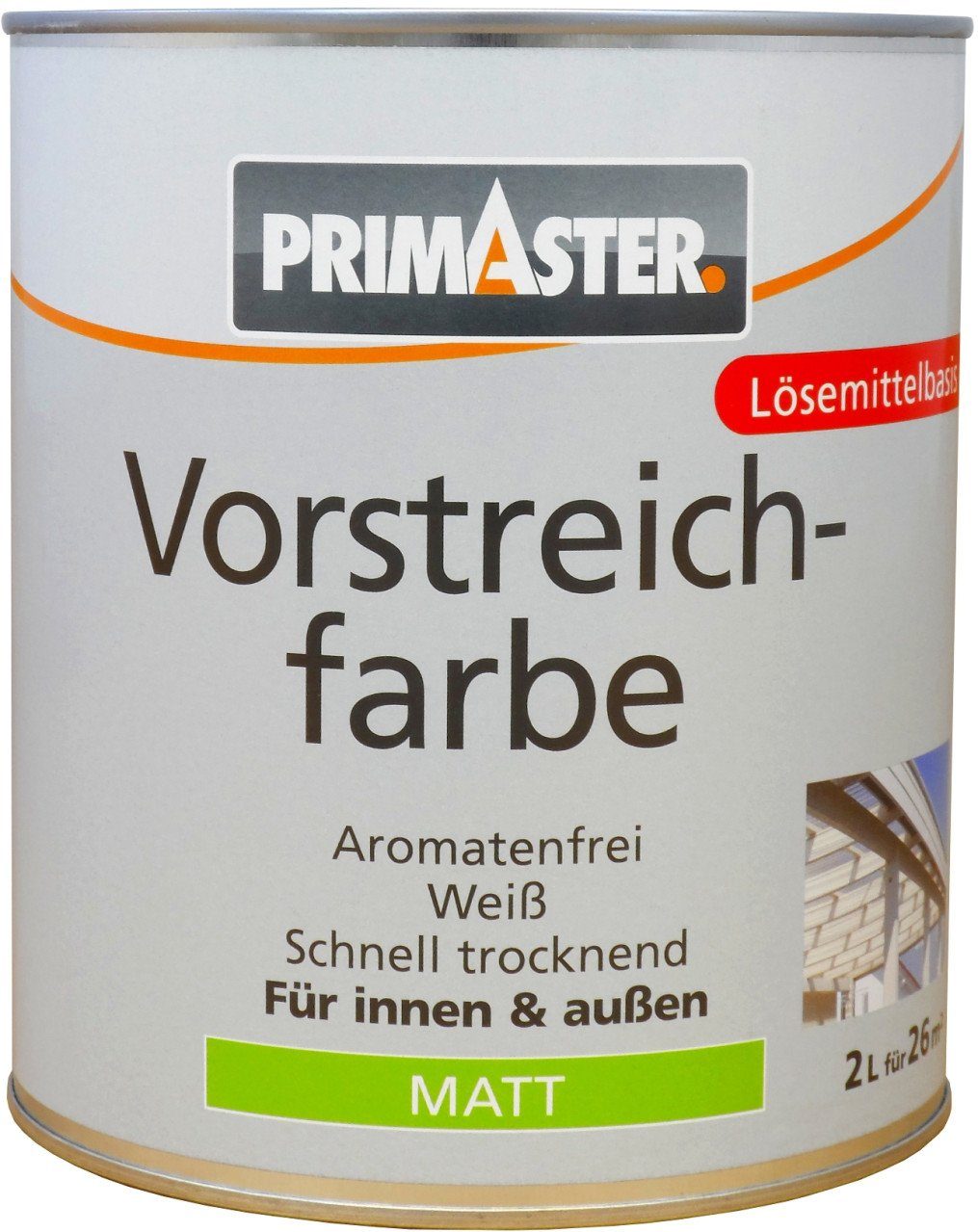 Grundierfarbe Primaster Vorstreichfarbe 2 L weiß matt