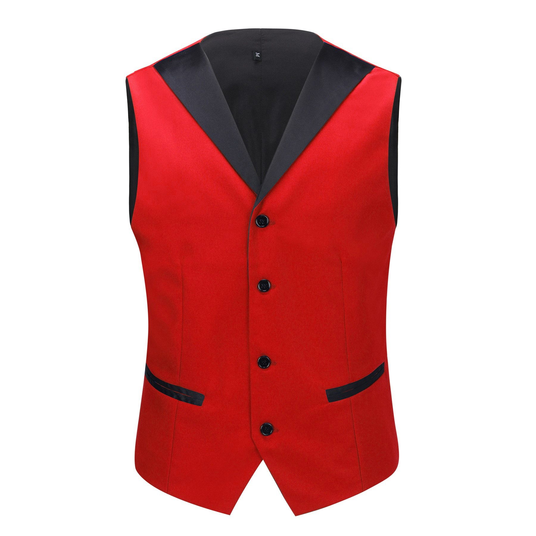 Allthemen Anzug (3 tlg) Slim Fit Elegante Anzüge mit Spitzen Revers