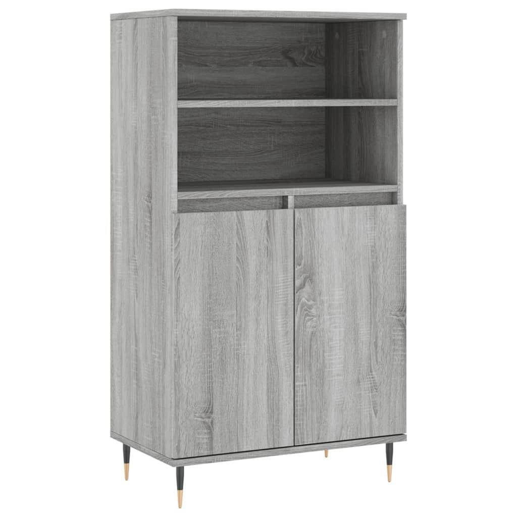 vidaXL Highboard Highboard Grau Sonoma 60x36x110 günstig online kaufen