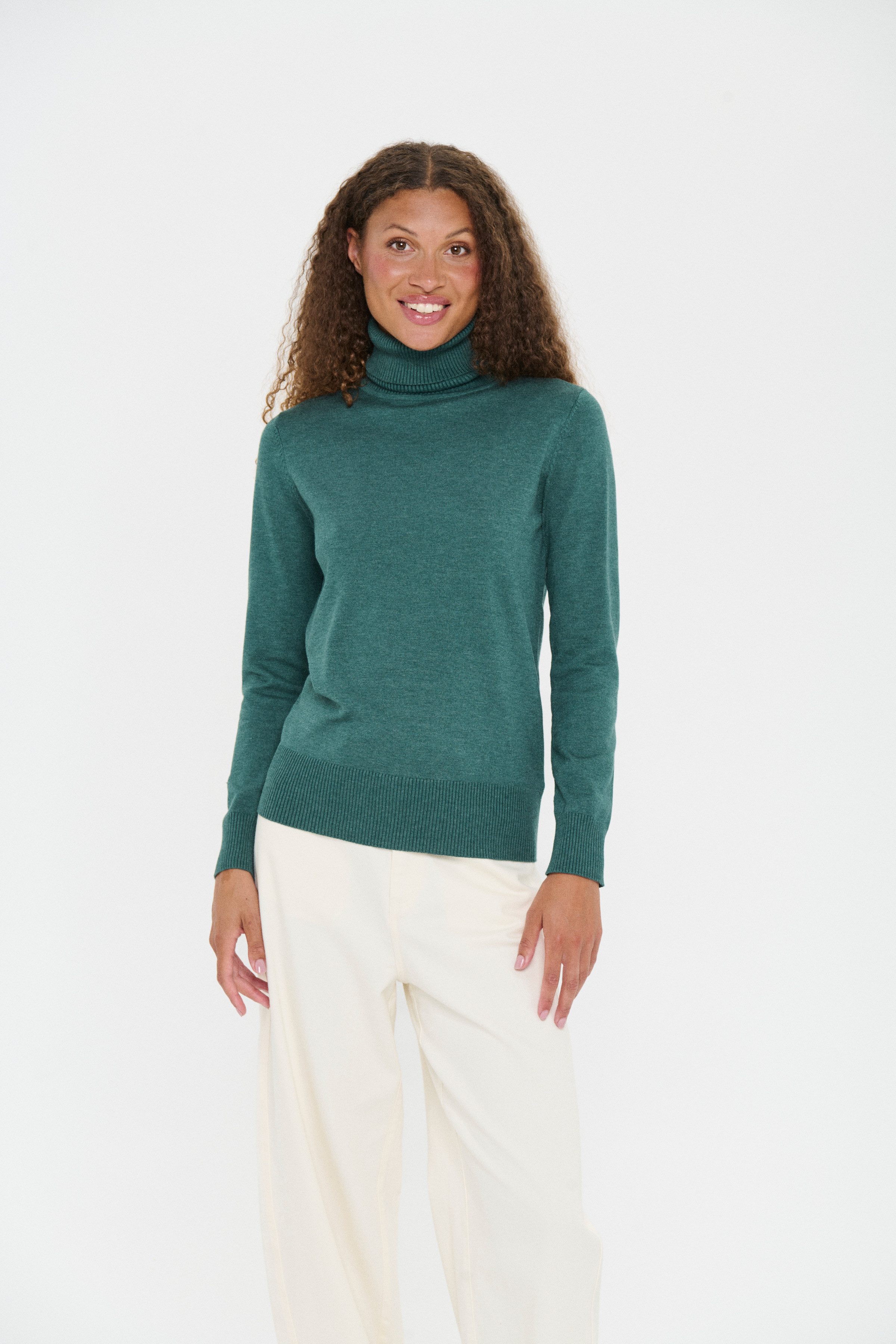 Saint Tropez Rollkragenpullover J2046, MilaSZ Rollneck Feinstrick mit Visko günstig online kaufen