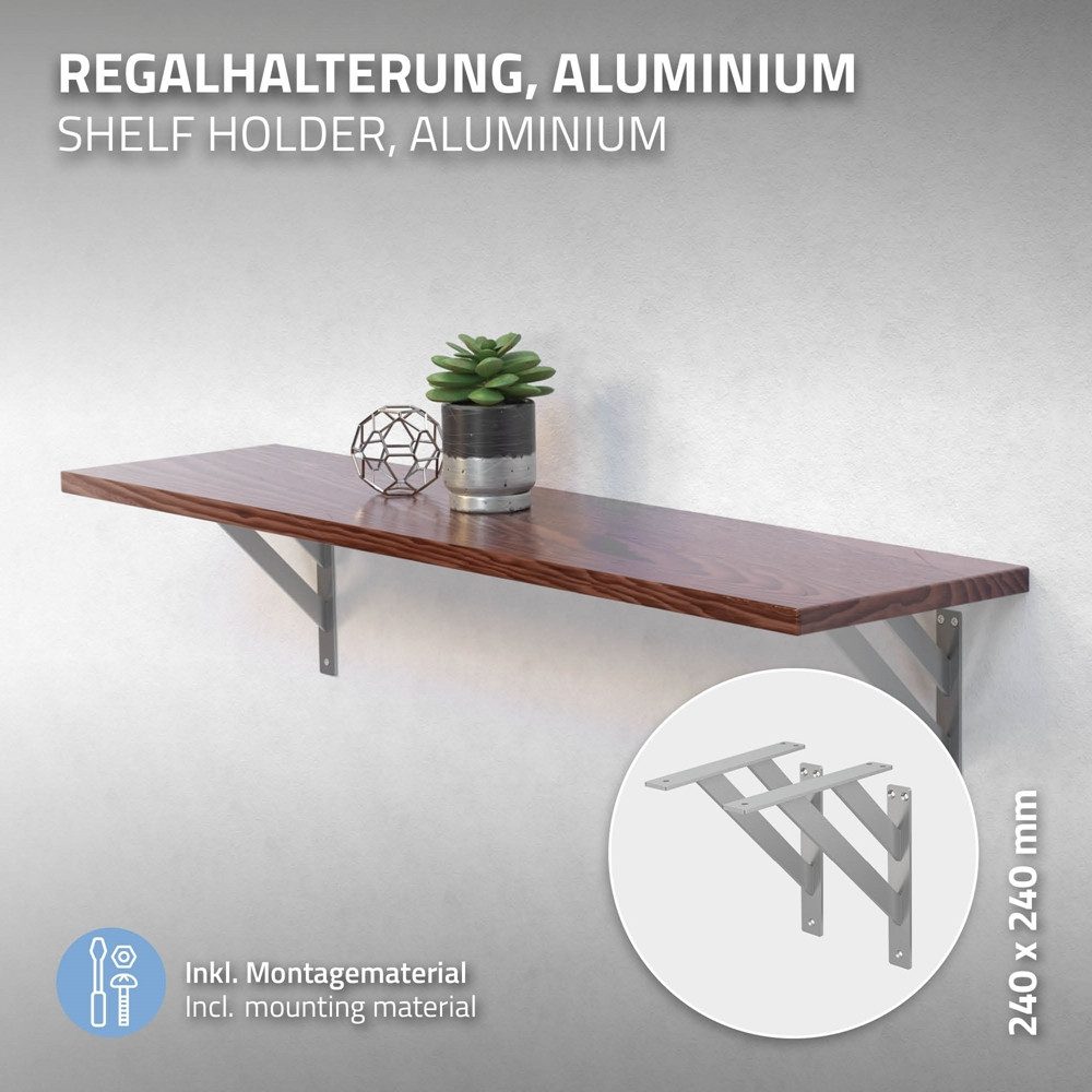 ML-DESIGN Wandregalhalter Regalhalterung aus Aluminium, Regalträger günstig online kaufen