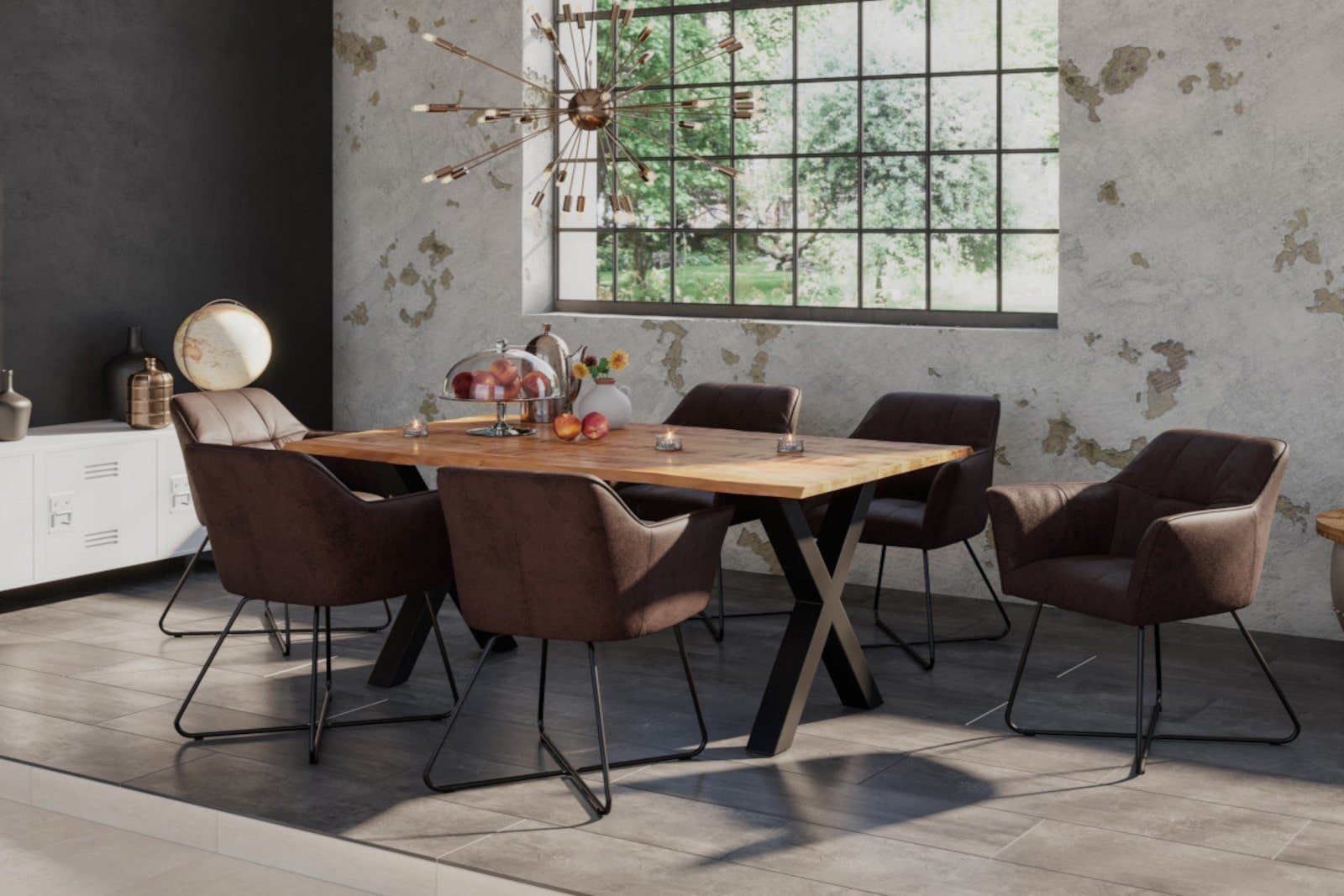 SAM® Essgruppe Sophie_Akazie, 7tlg Essgruppe, natürliche günstig online kaufen