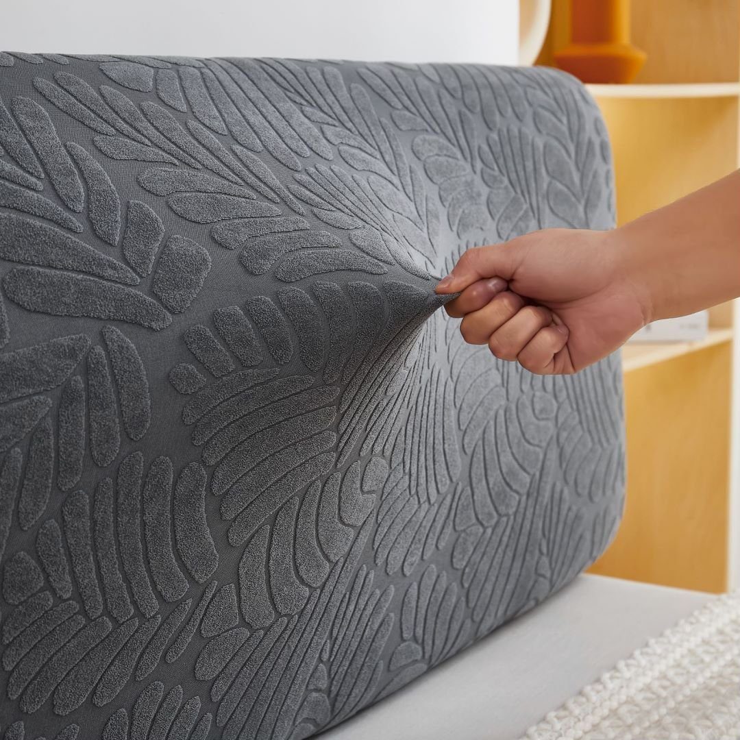 BYSURE Bettbezug, (1 St), Stretch-Jacquard-Bett Kopfteil Abdeckung