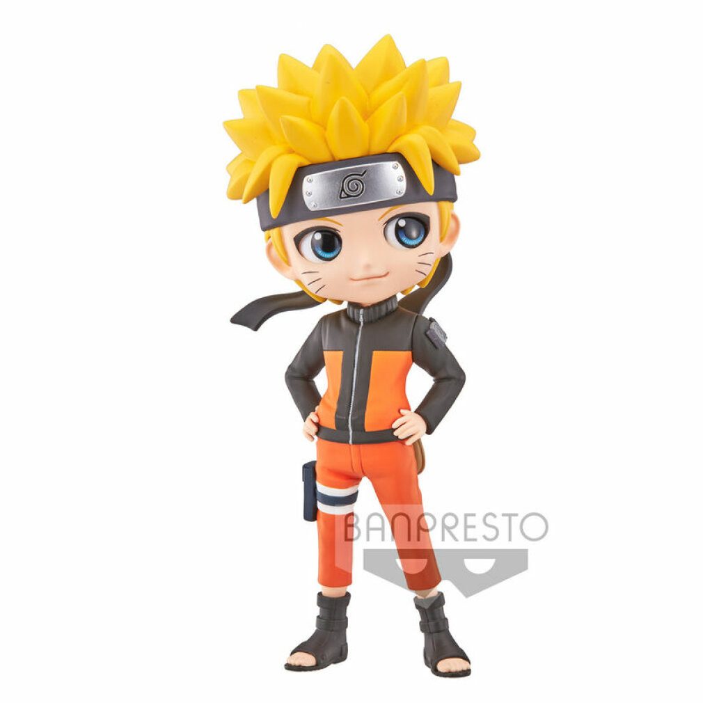 Banpresto Spielfigur Naruto Shippuden Naruto Uzumaki Ver.A Q posket Figur 14cm
