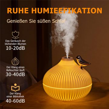 Bifurcation Duftlampe Niedlicher Luftbefeuchter in Zwiebelform, 300 ml (1 St)