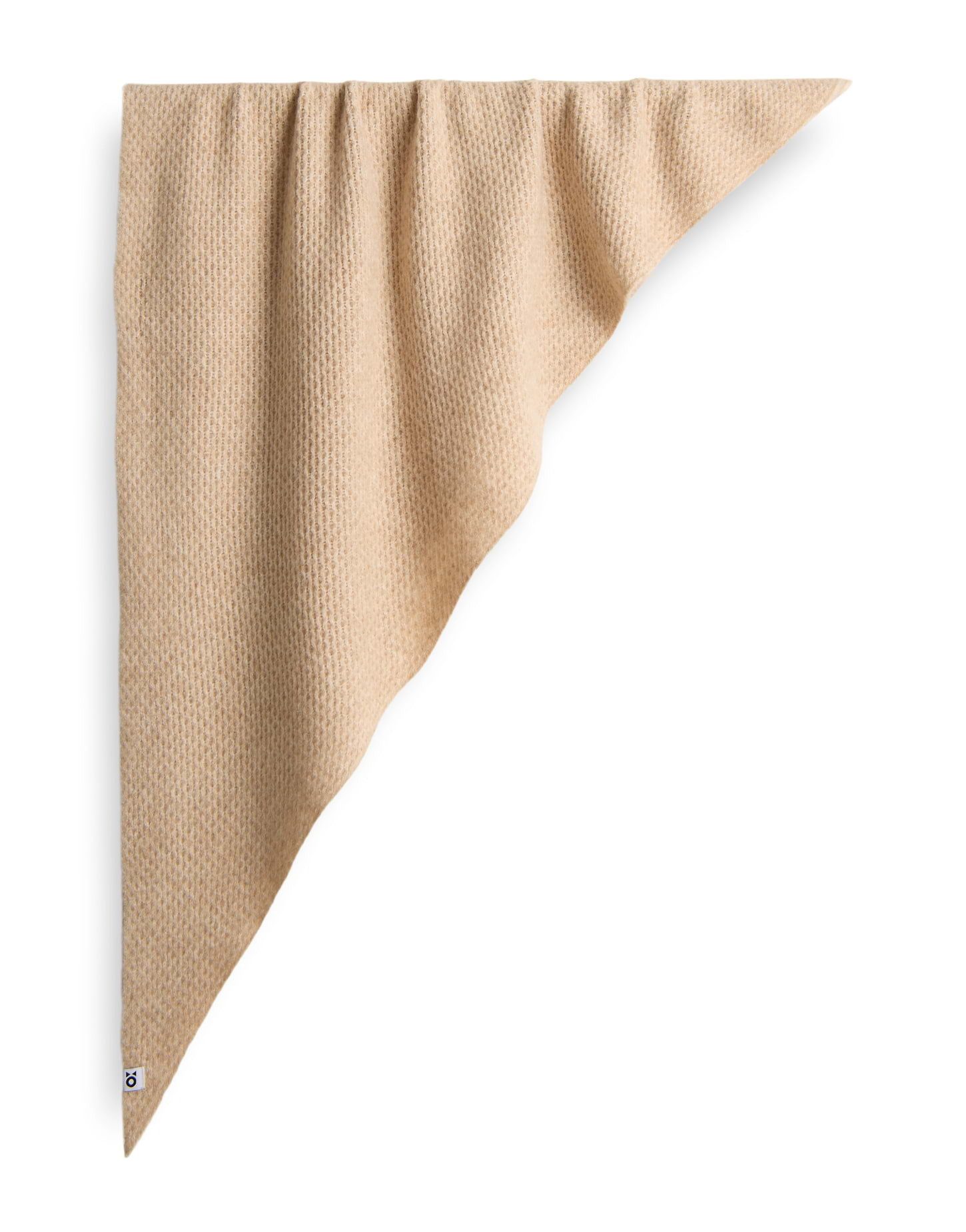 OPUS Dreieckstuch AFRAASI mit Wolle, one size, Mélange-Effekt, Waffelstrukt günstig online kaufen