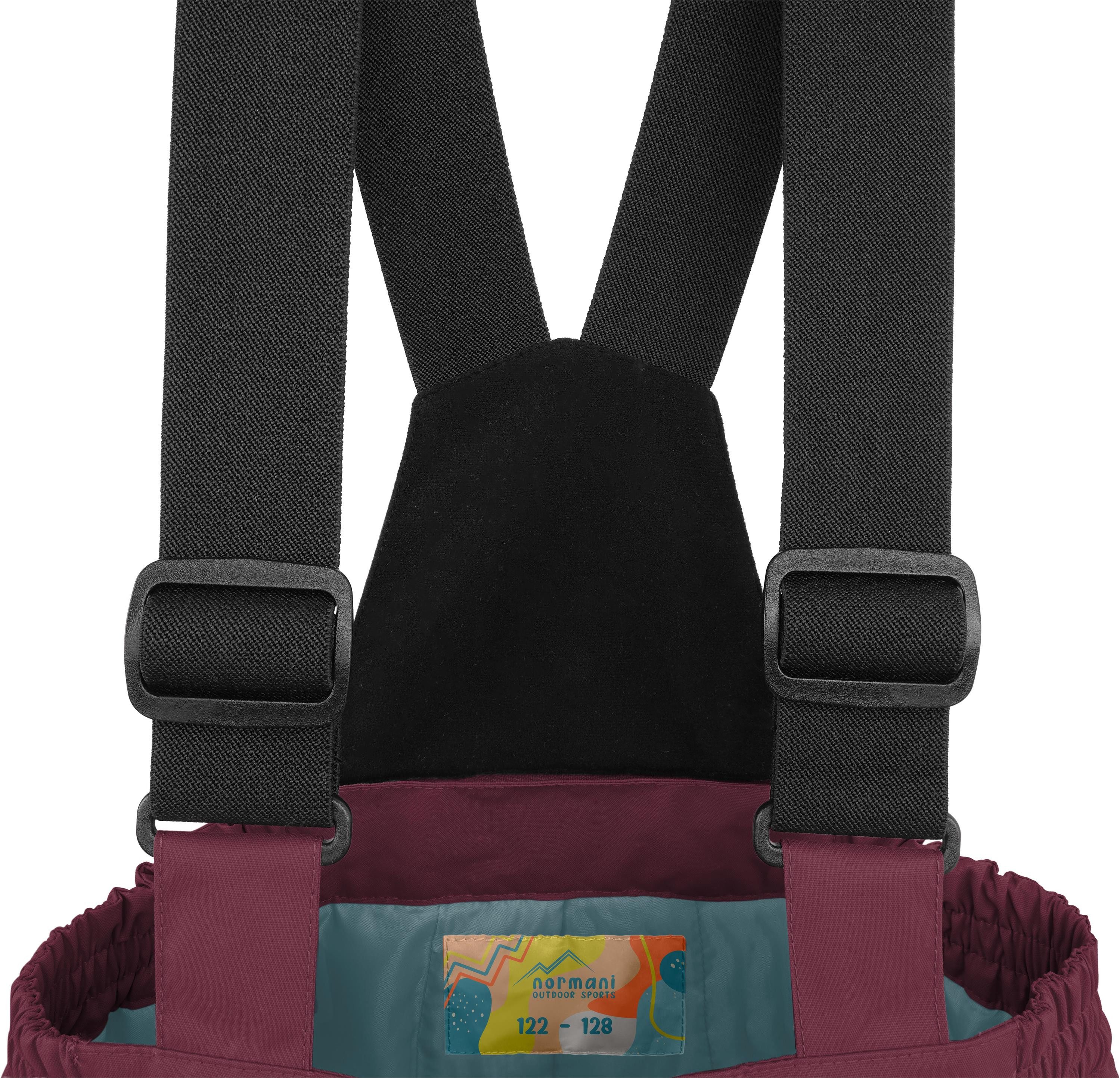 normani Schneehose Kinder Winterhose Chena Wasserdichte Skihose mit abnehmbaren Hosenträgern Latzhose Thermohose