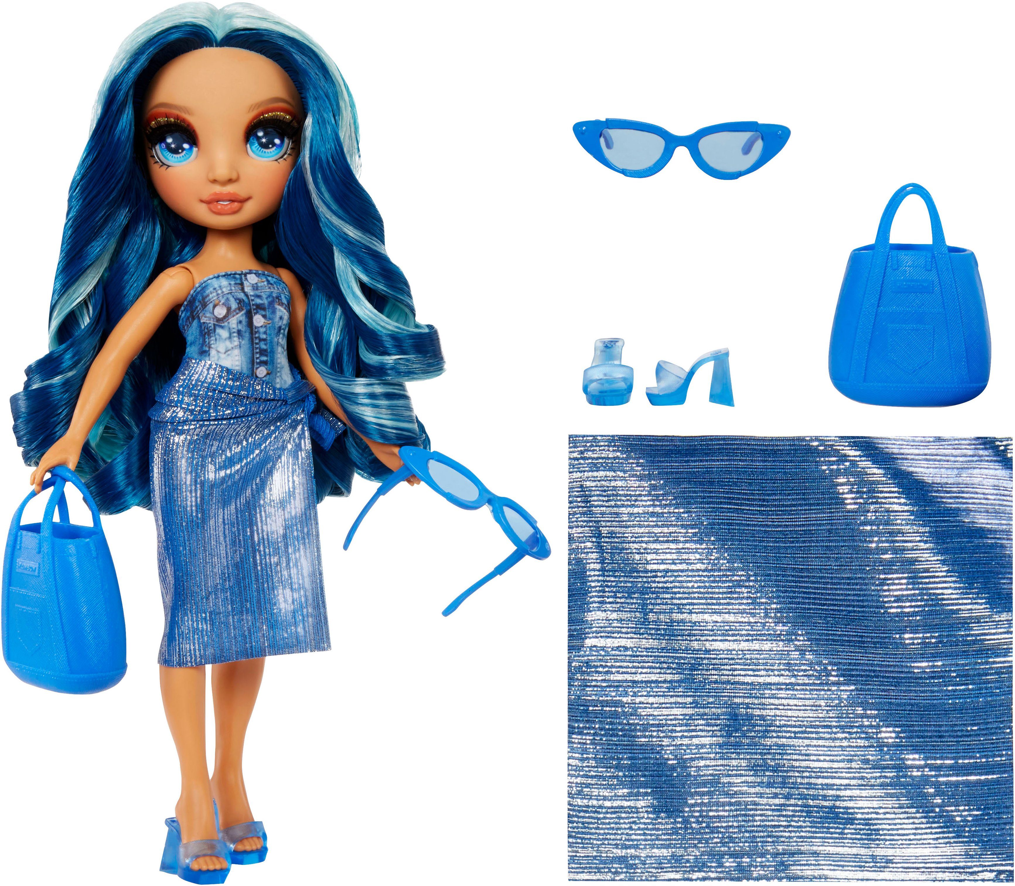 Rainbow High Anziehpuppe Rainbow High Swim & Style Fashion Doll- Skyler (Blue)