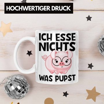 Trendation Tasse Trendation - Veganer Geschenk Lustige Tasse Vegetarier Geschenkidee Tasse Lustig für Geschenkset oder Geschenkbox