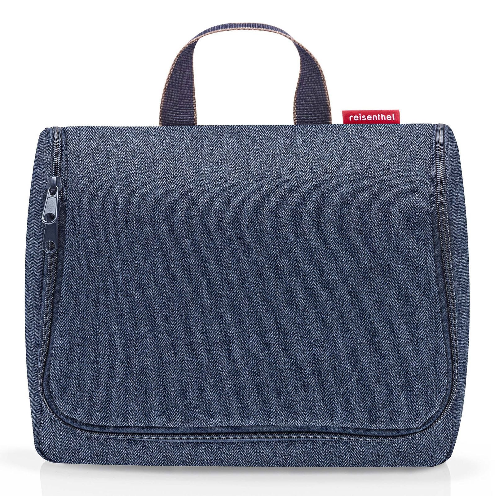 REISENTHEL® Kulturbeutel toiletbag XL herringbone grey, günstig online kaufen