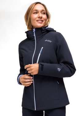 Maier Sports 3-in-1-Funktionsjacke Ribut W Wander-Jacke für Damen, wasserdicht und atmungsaktiv