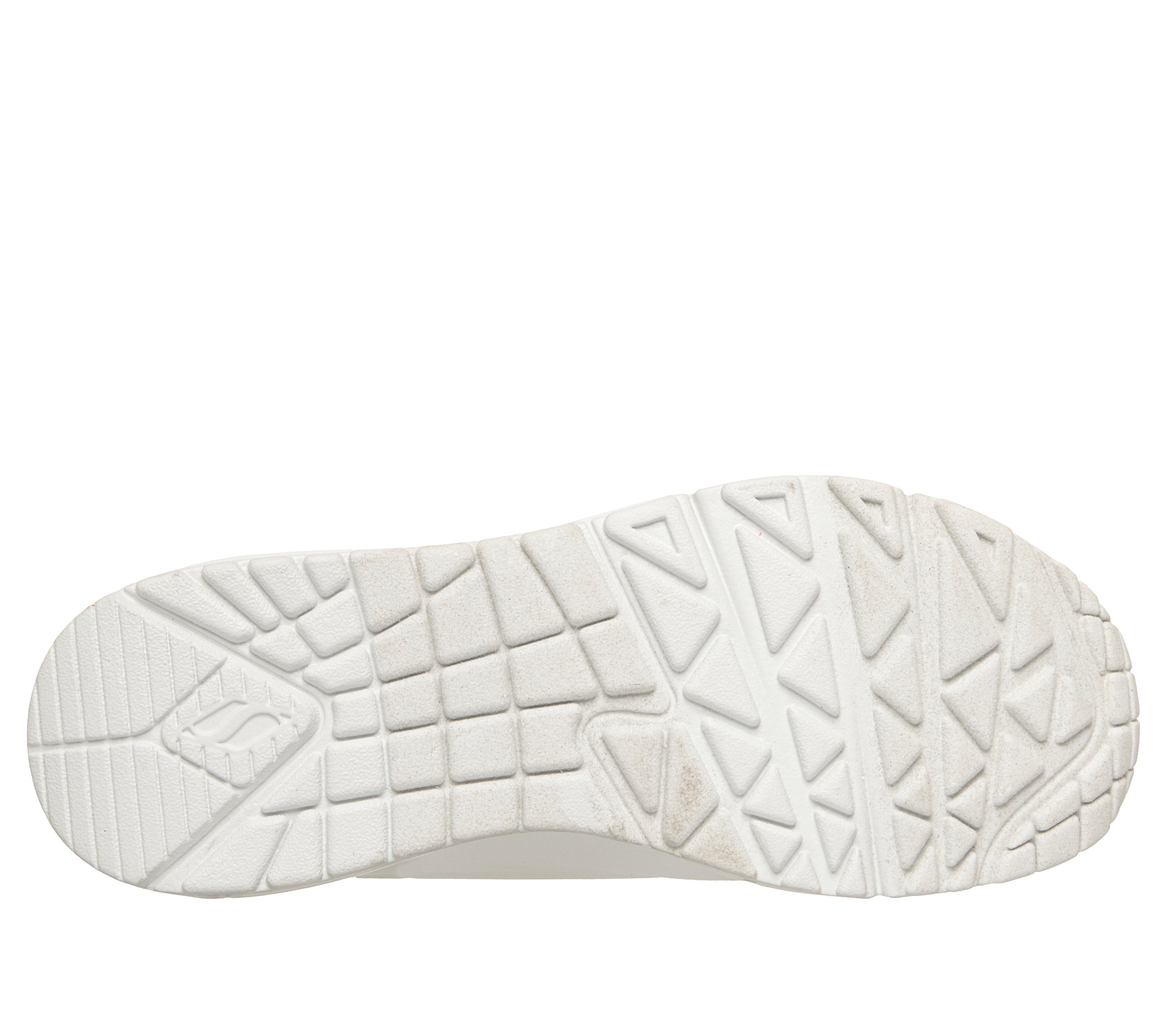Skechers UNO-JASON NAYLOR Sneaker Halbschuh, Schnürschuh mit buntem Herzchen-Print