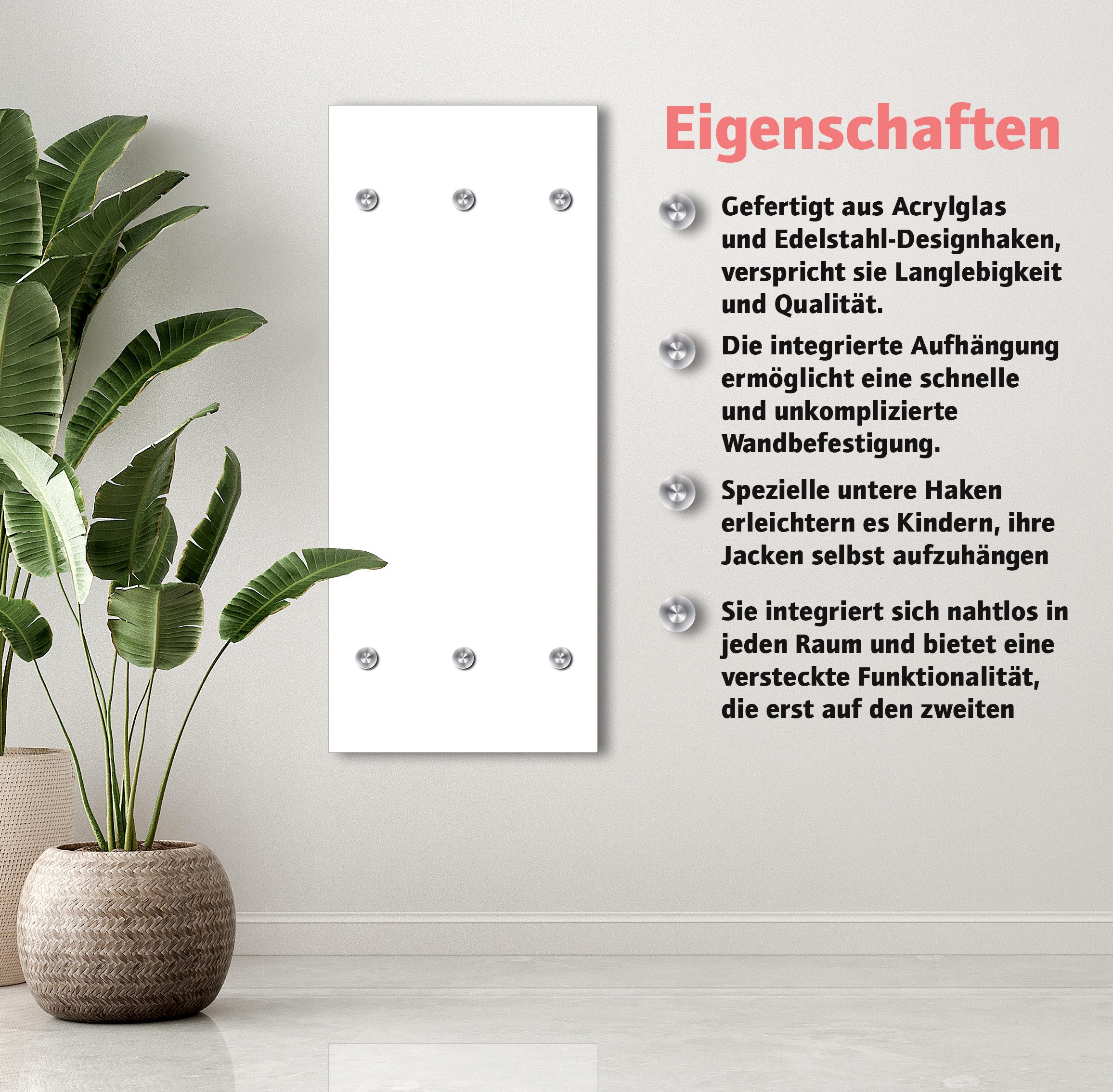 queence Wandgarderobe Bunte Wandgarderoben für wenig Platz - stylisch und modern - einfarbig, in verschiedenen Farben und Größen erhältlich