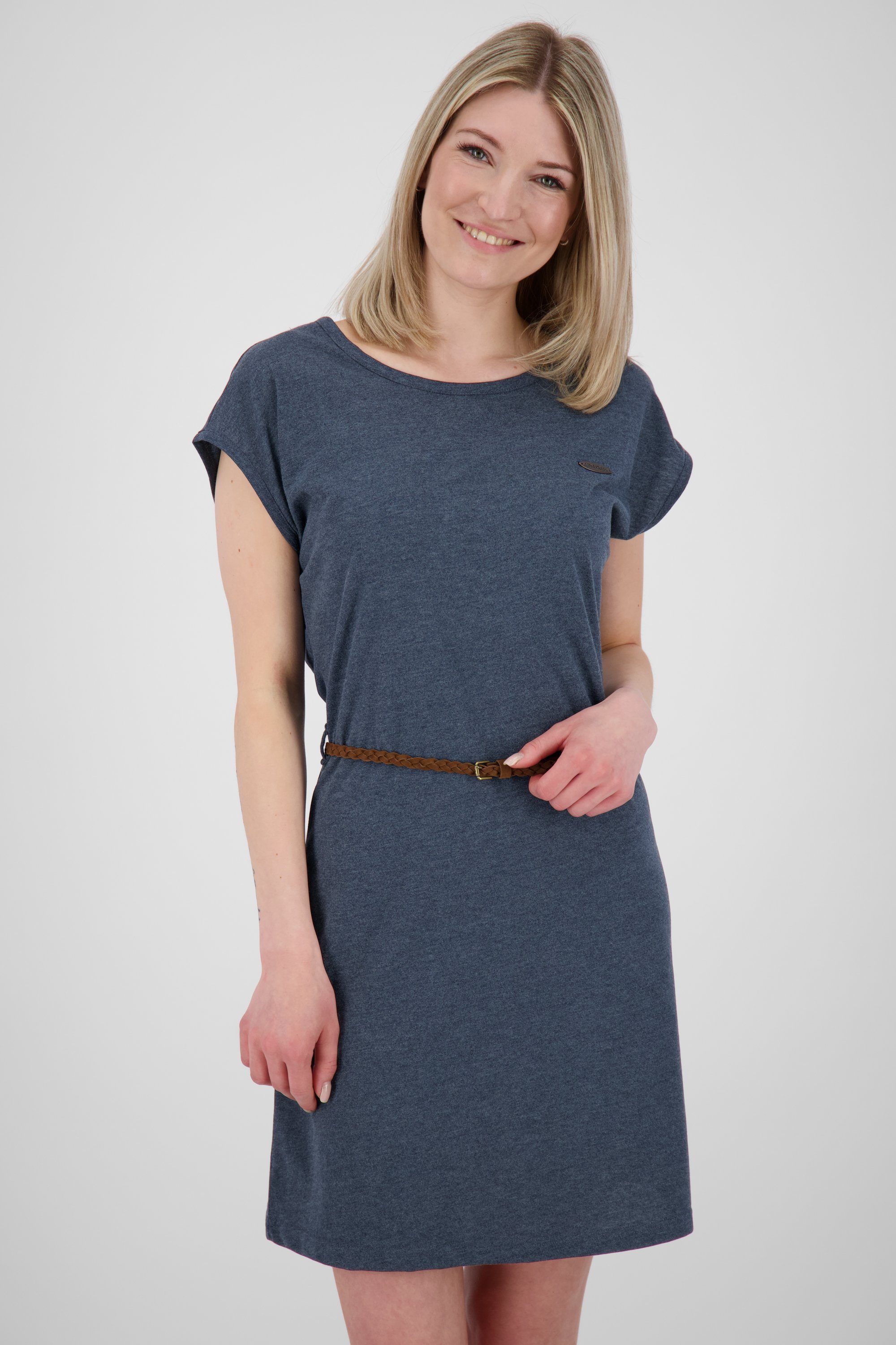 Blusenkleid Shirt Dress melange ElliAK Damen marine A & Kickin Alife