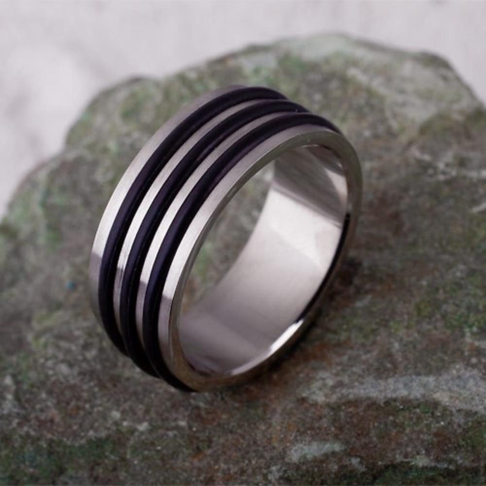 Order & Smile Schmuck Fingerring Herren Ring: Edelstahl Ring für Männer