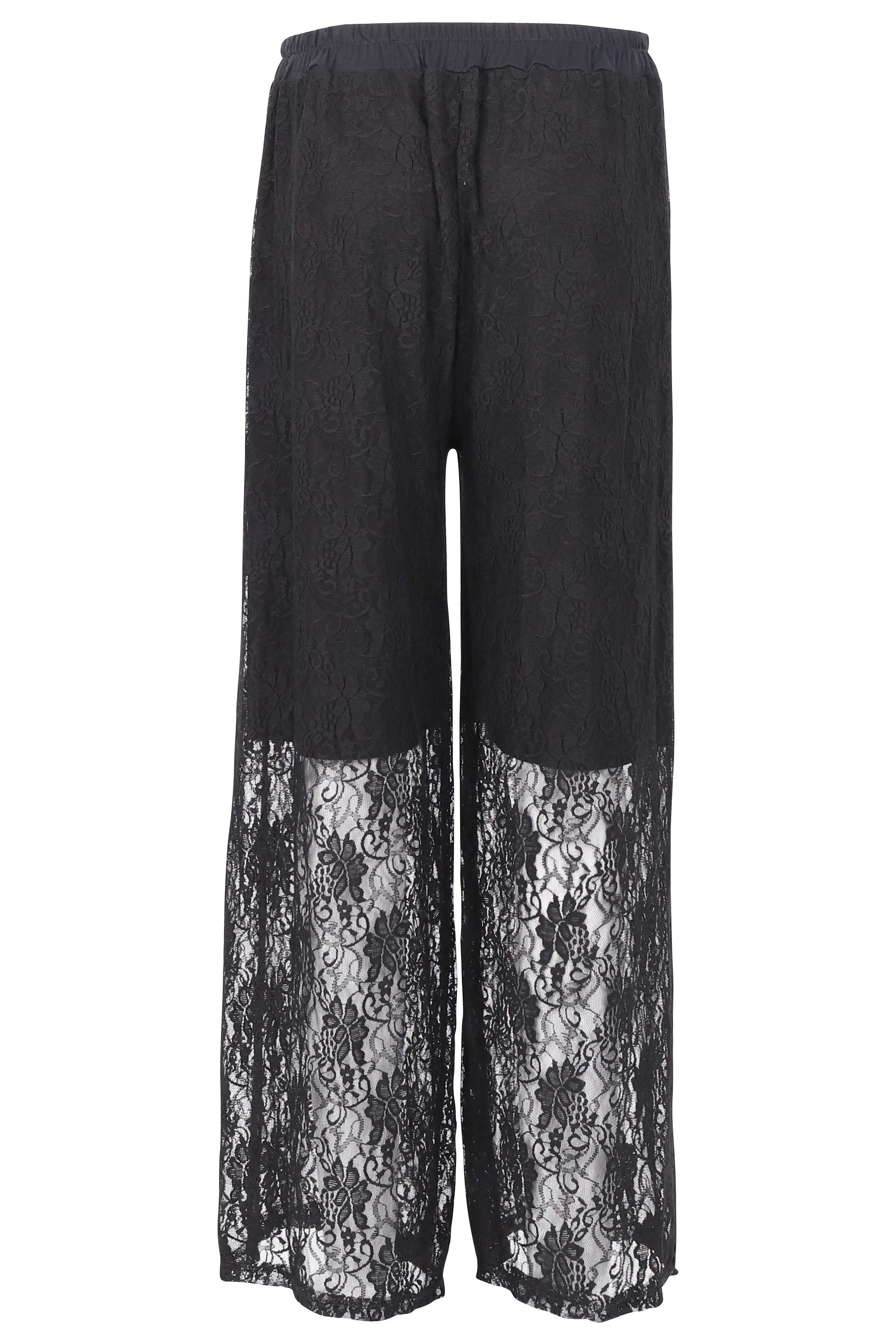 malito more than fashion Stoffhose 20634 Spitzenhose mit Jerseybund Einheit günstig online kaufen