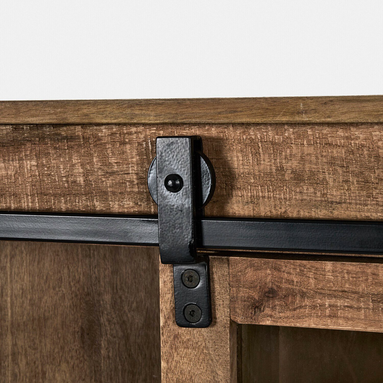 Mirabeau Küchenzeile Hängeschrank 2er Set Oakland braun/schwarz