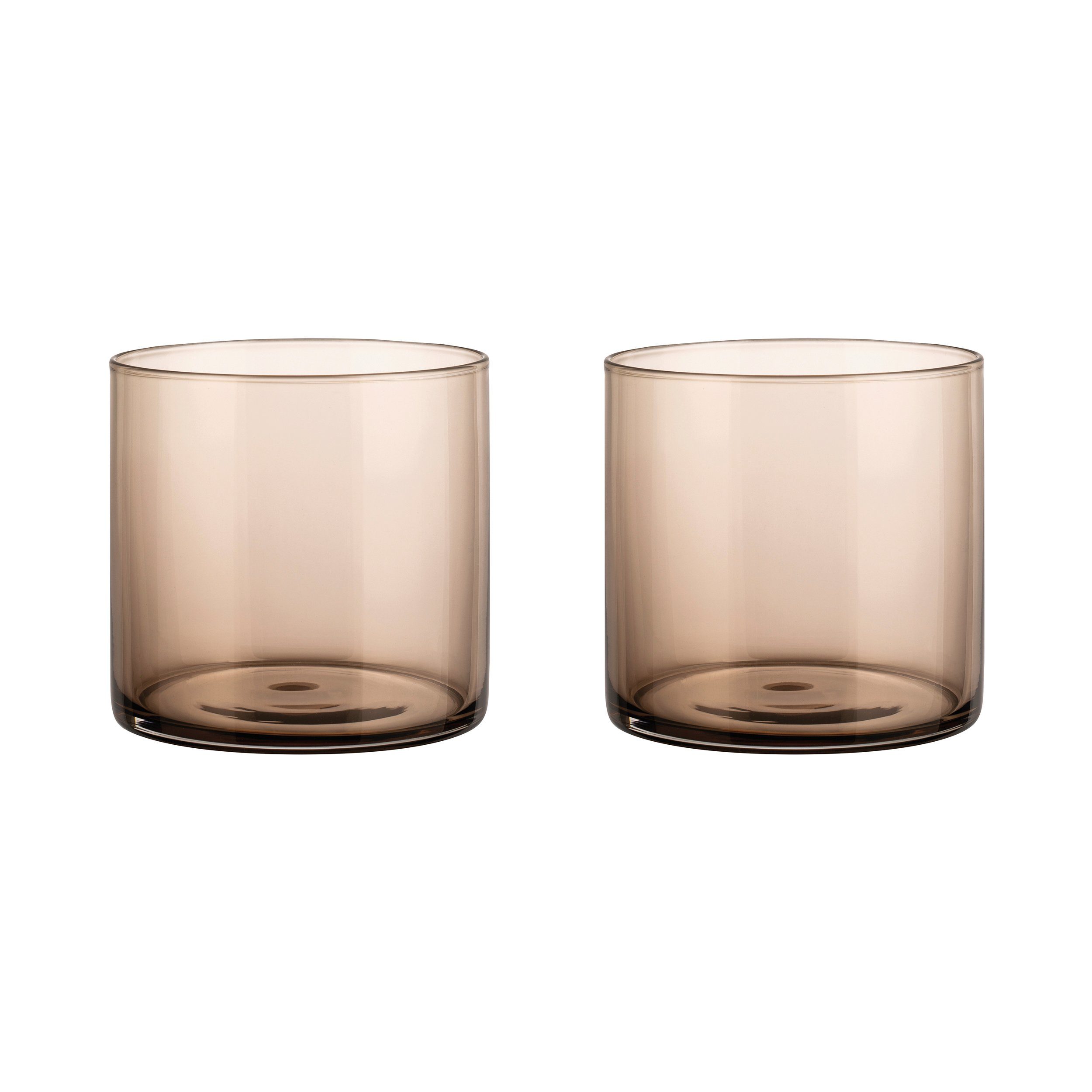 Wasserglas, Glas, Trinkglas, 2er Gläser-Set Set, Mera Glas blomus 200, Trinkgläser, Coffee,