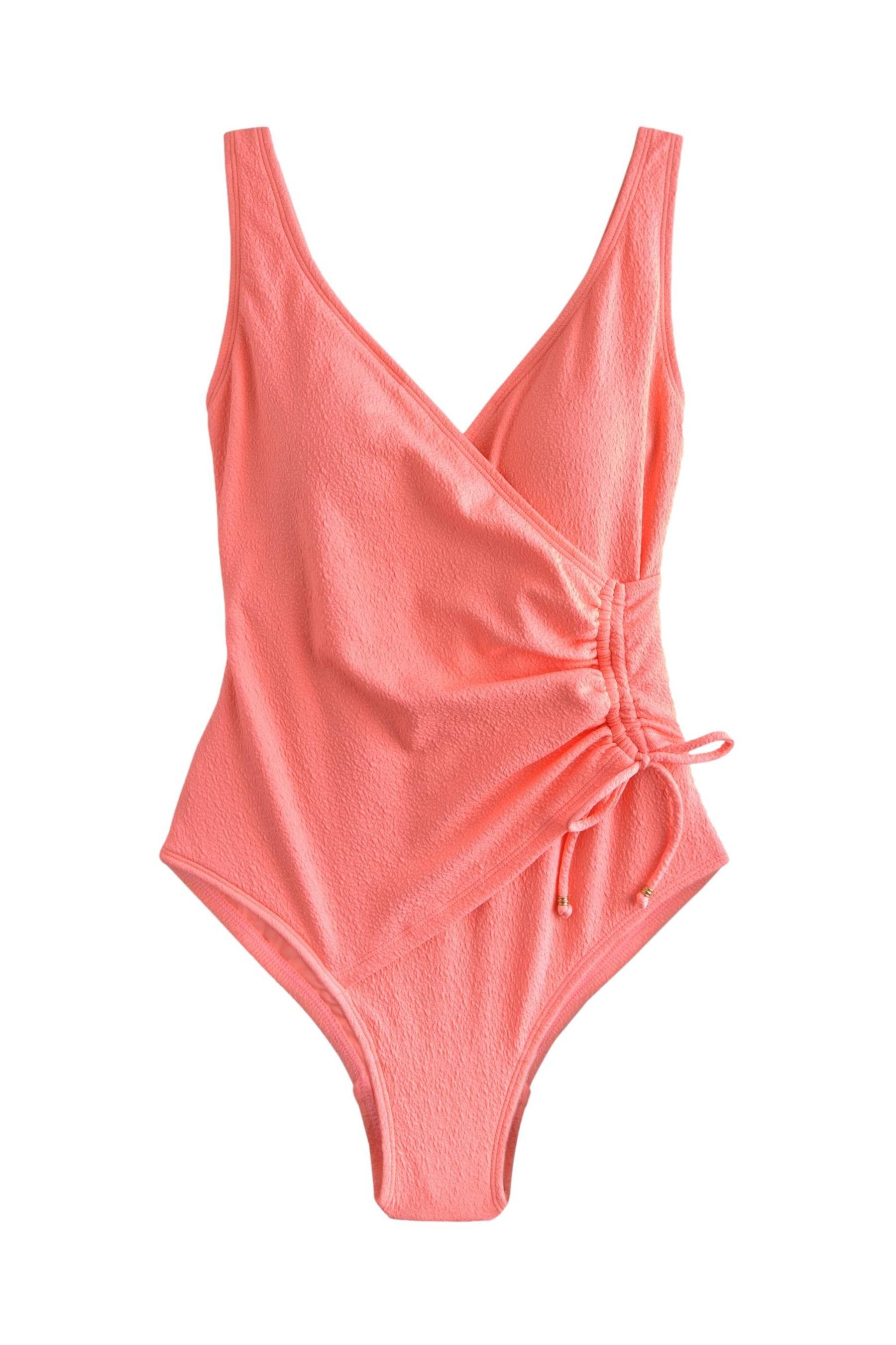 Next Badeanzug Bauchformender Badeanzug mit seitlicher Raffung (1-St)