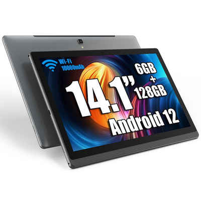 MESWAO 14.1-Zoll Android 12 Tablet mit 1920 * 1080 IPS HD Großes Display Tablet (14.1", 128 GB, WIFI-Version, unterstützt keine SIM-Karte)